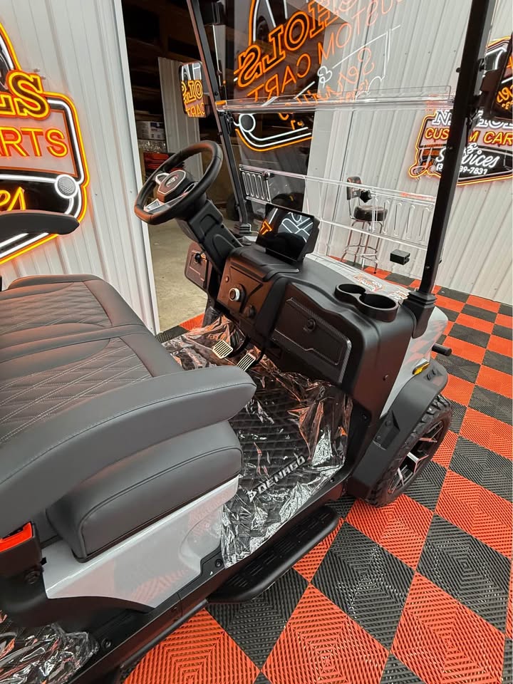 2025 Denago Rover XL Gray Lithium Forward 4 Passenger Golf Cart