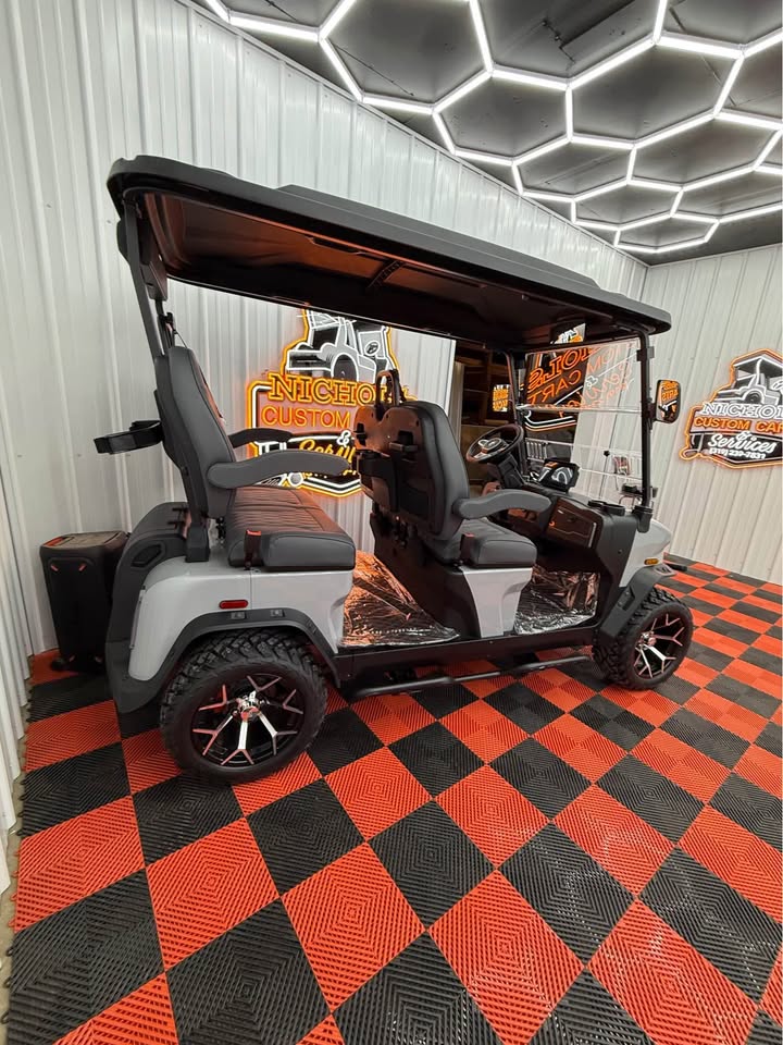 2025 Denago Rover XL Gray Lithium Forward 4 Passenger Golf Cart