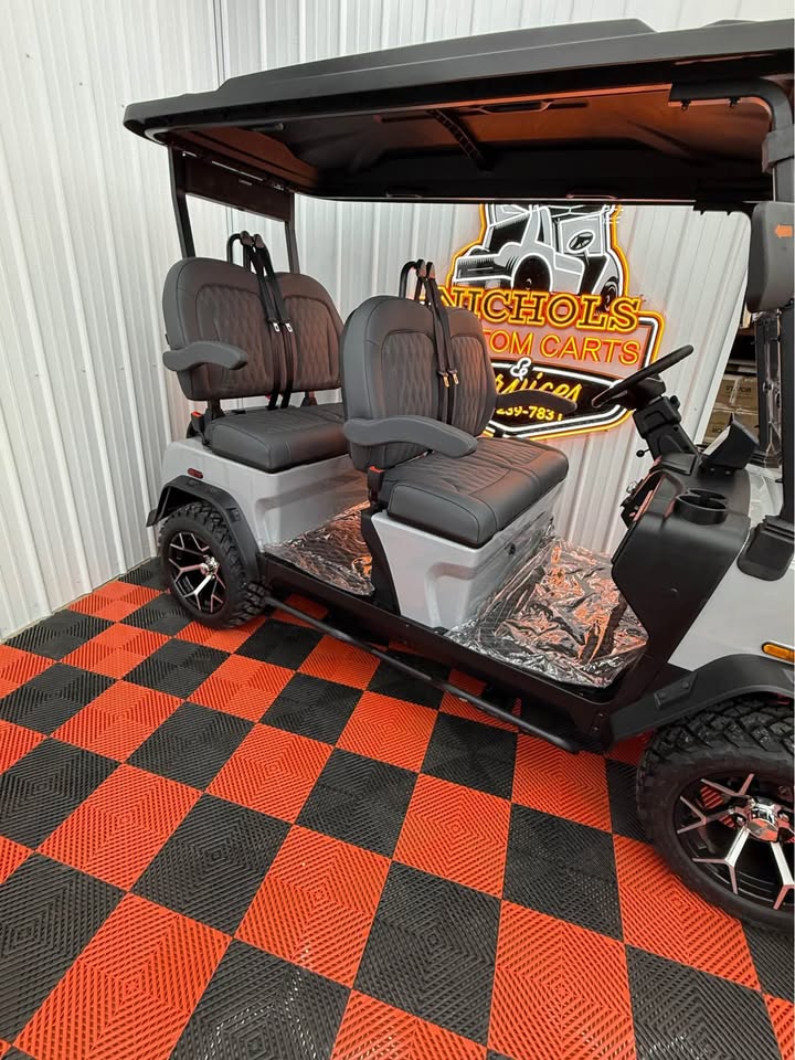2025 Denago Rover XL Gray Lithium Forward 4 Passenger Golf Cart