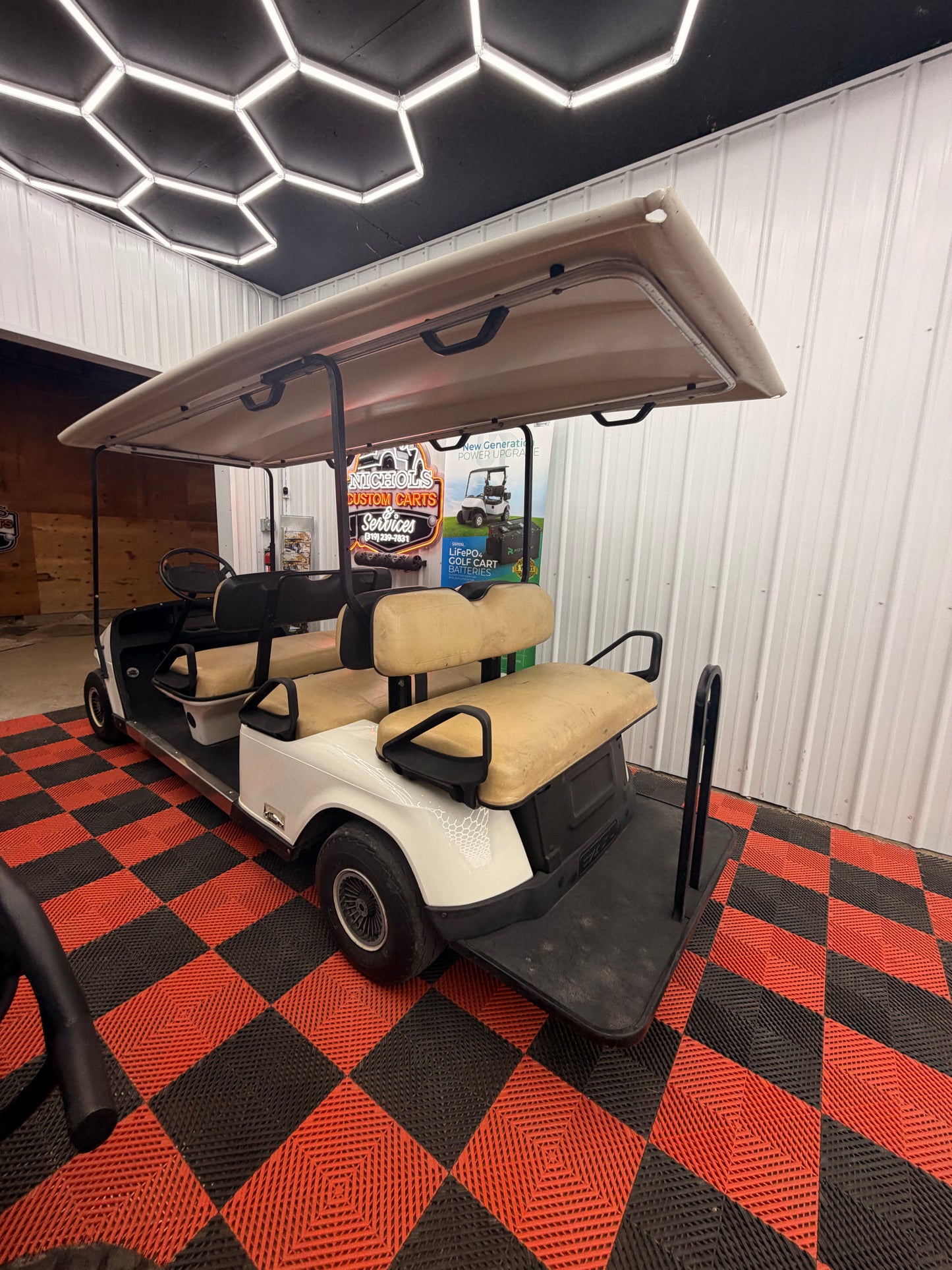 6 Passenger EZGO Gas Golf Cart