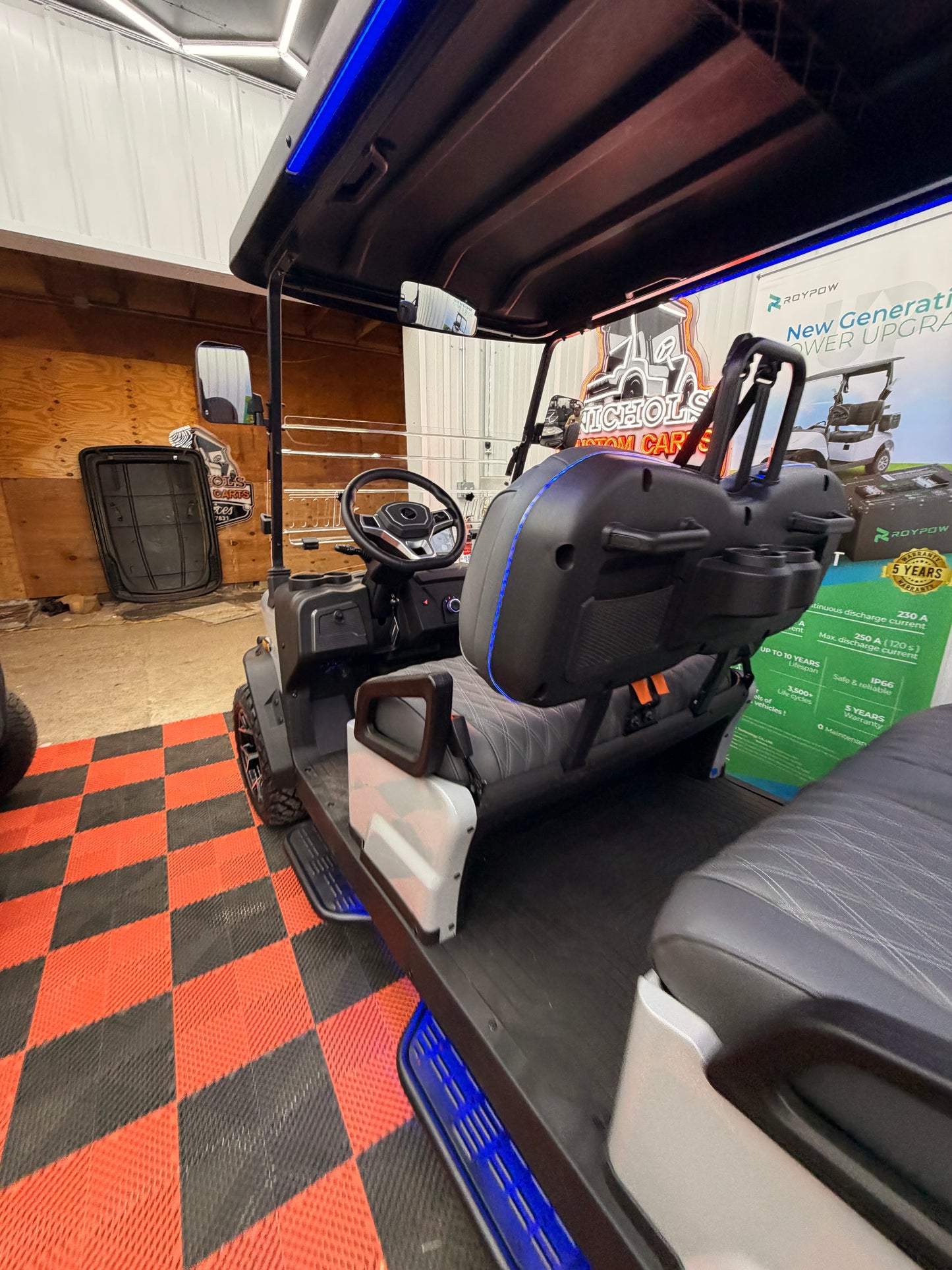 2026 NEW Denago Rover XL6 Passenger Golf Cart Lithium GRAY (48 Months 0% Financing Available)