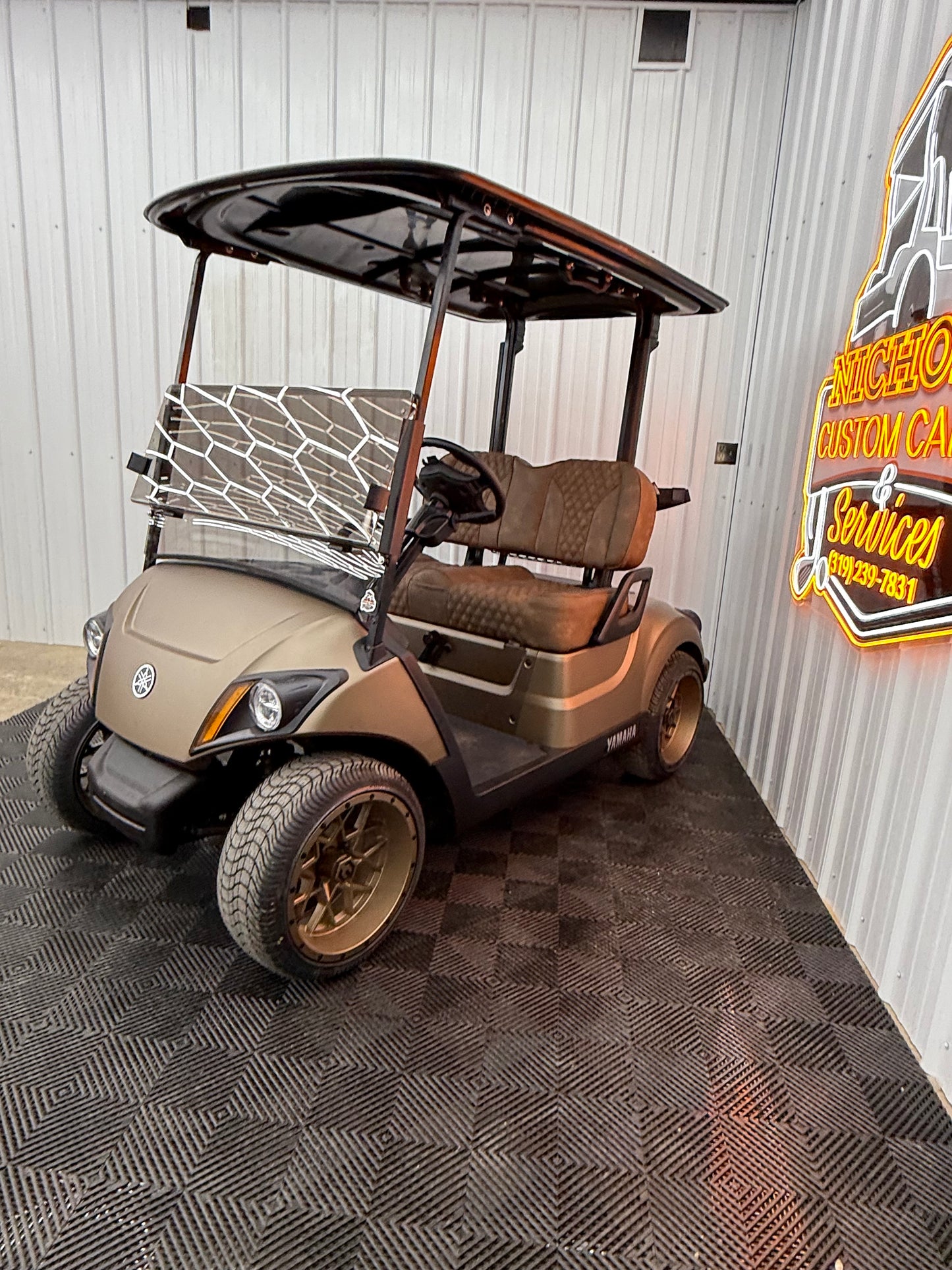 2022 Yamaha Gas EFI(Matte Gold & Street Legal Kit)