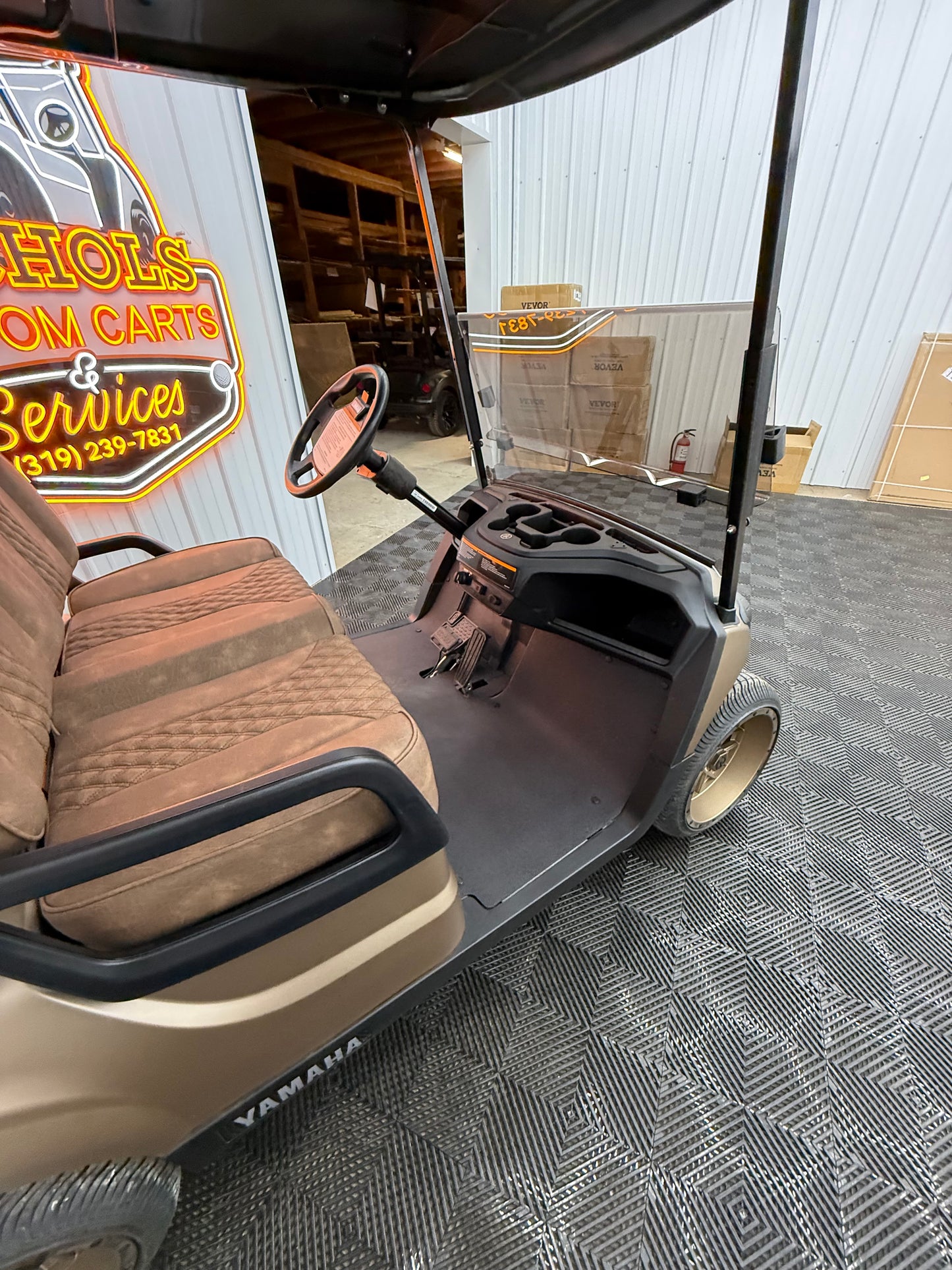 2022 Yamaha Gas EFI(Matte Gold & Street Legal Kit)