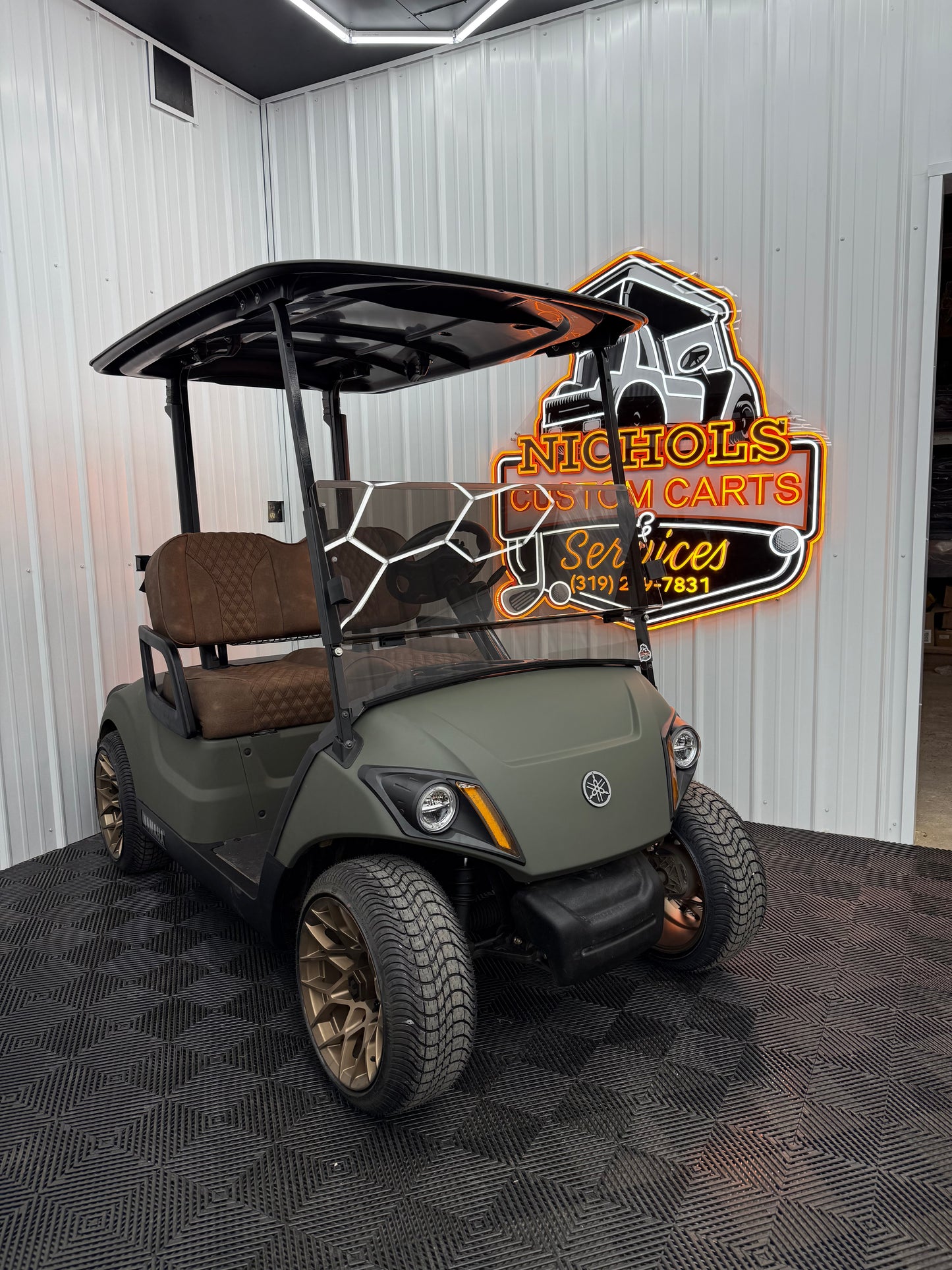 Yamaha AC Lithium Military Matte Green(Street Legal Kit & Luxury Seat)