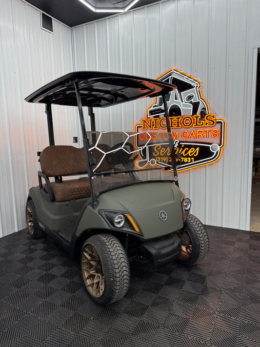 2021/2022 Yamaha AC Lithium Military Matte Green(Street Legal Kit & Luxury Seat)