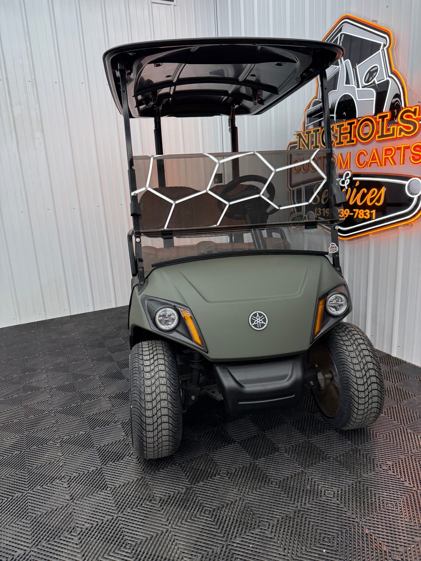 Yamaha Gas EFI (Military Matte Green)Street Legal Kit & Luxury Seat