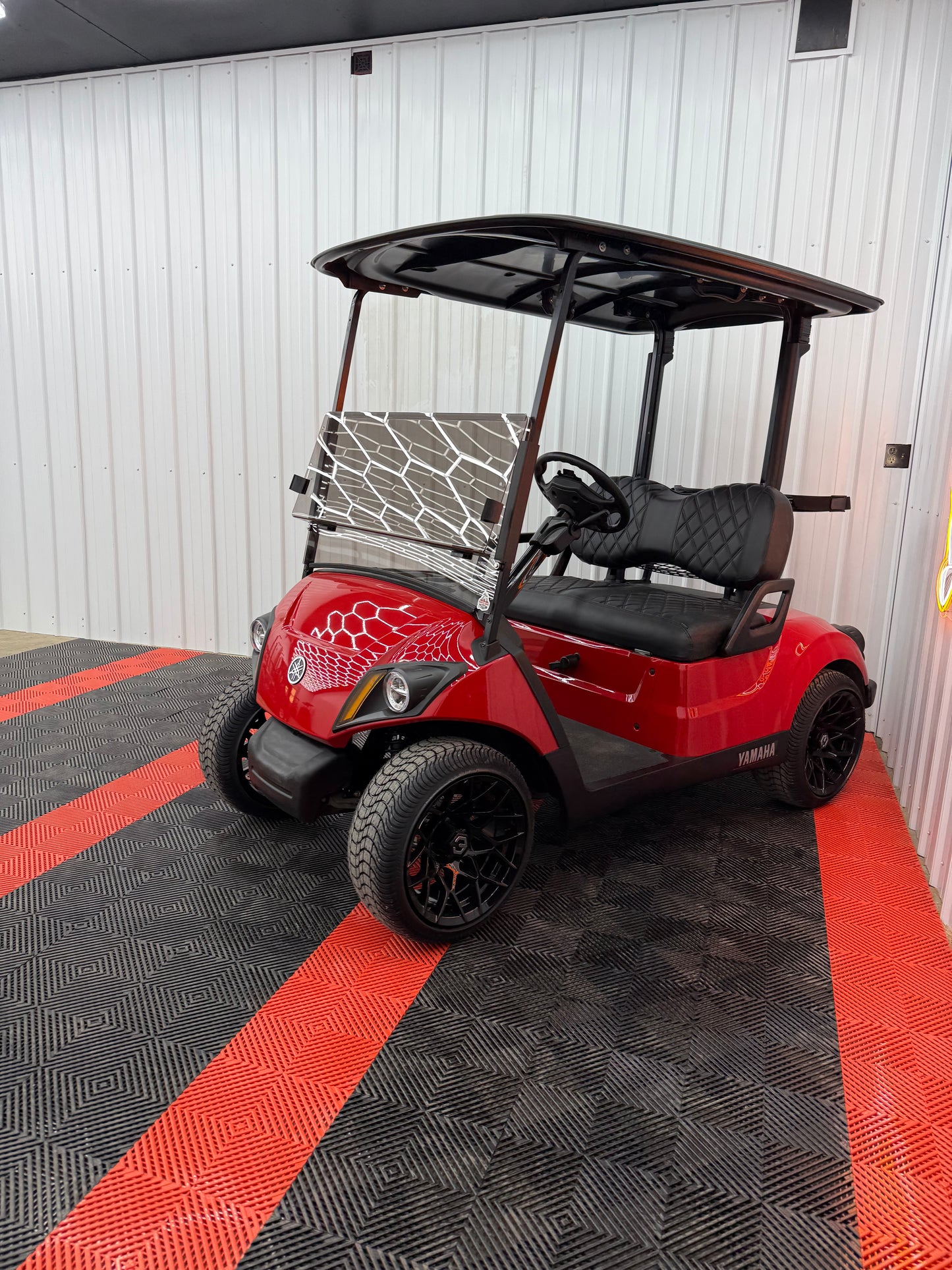 2022 Yamaha Gas EFI (Viper Red)Street Legal Kit & Luxury Seat