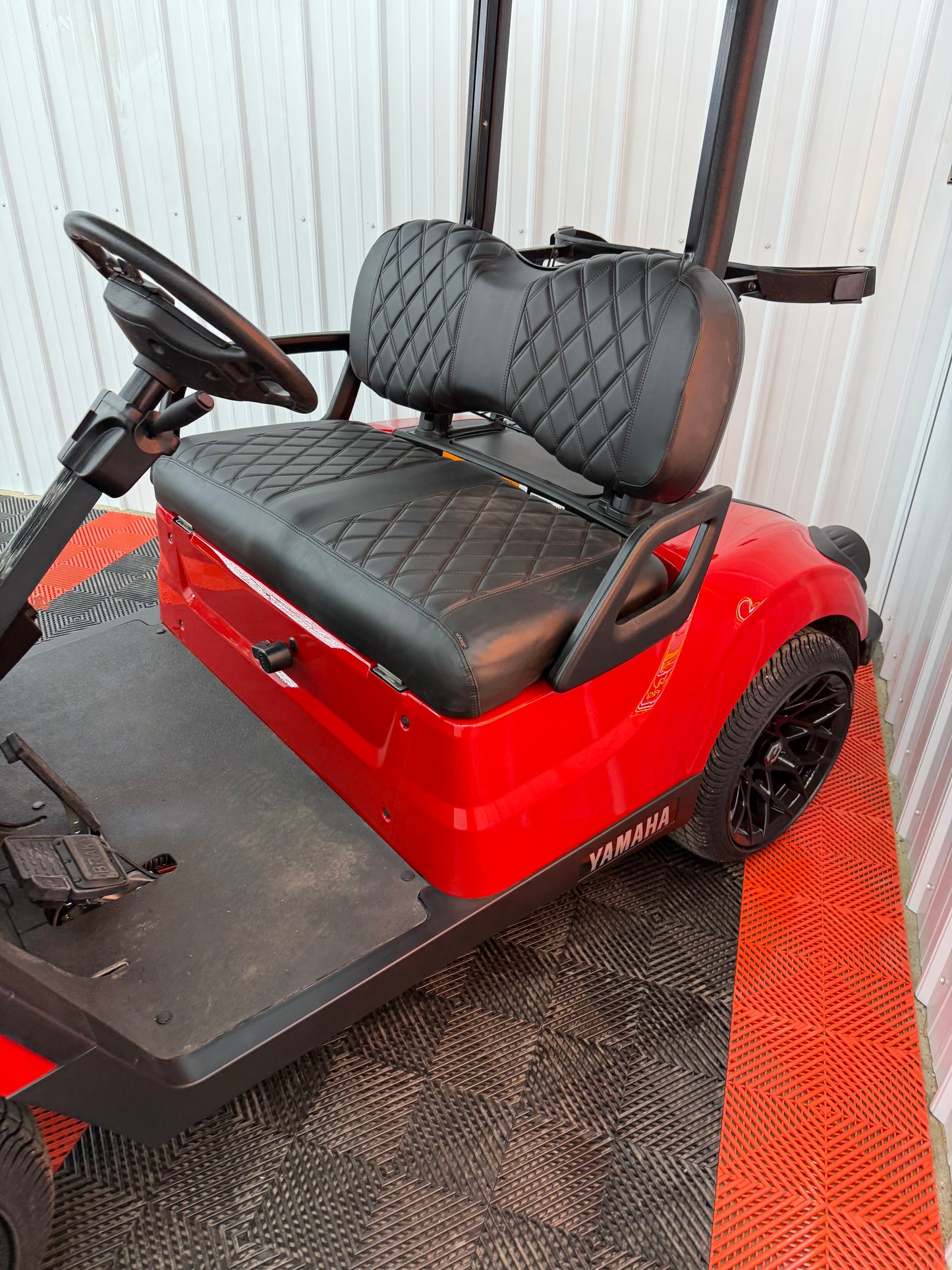 2022 Yamaha Gas EFI (Viper Red)Street Legal Kit & Luxury Seat