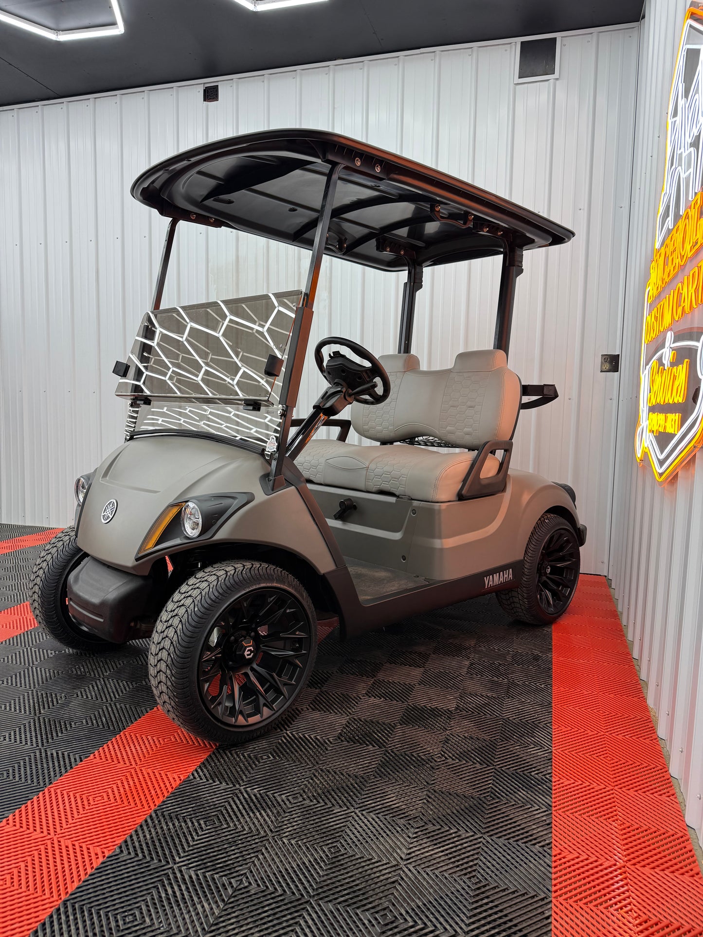2022 Yamaha Gas EFI (Matte Titan)Street Legal Kit & Luxury Seat
