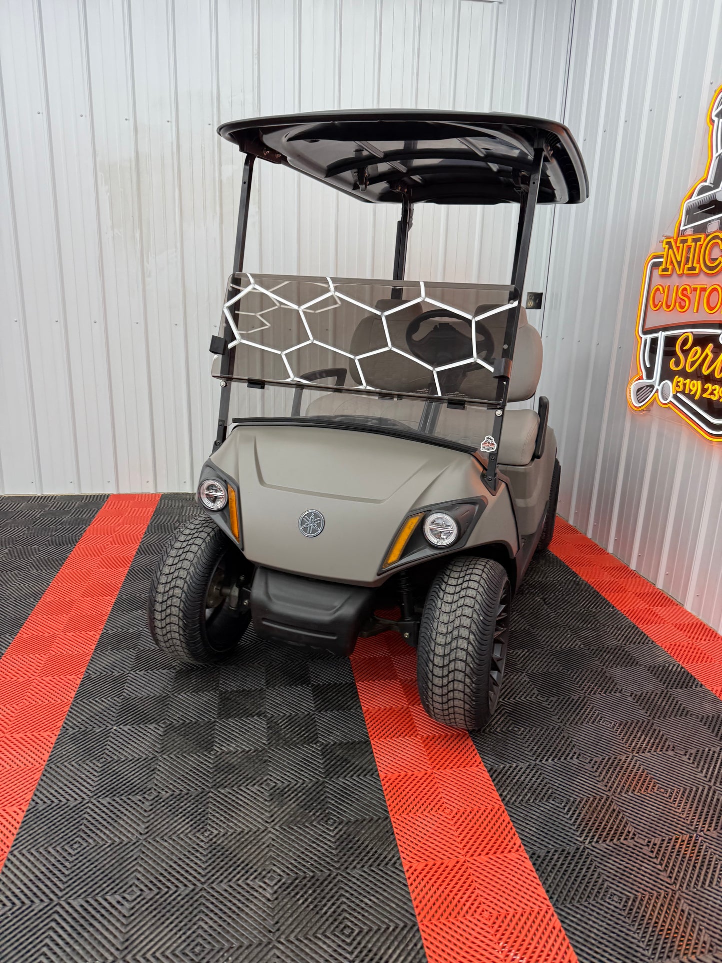 2022 Yamaha Gas EFI (Matte Titan)Street Legal Kit & Luxury Seat