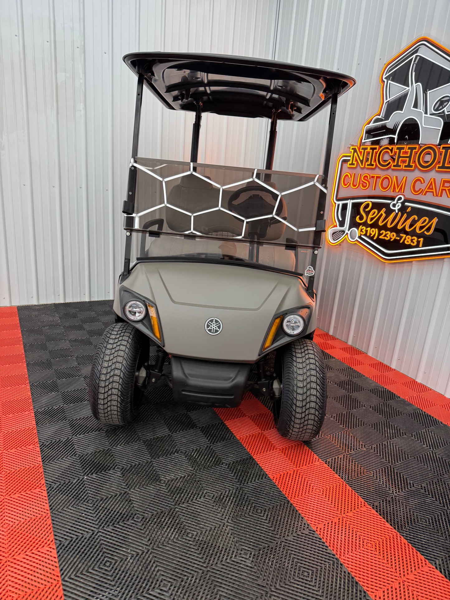 2022 Yamaha Gas EFI (Matte Titan)Street Legal Kit & Luxury Seat
