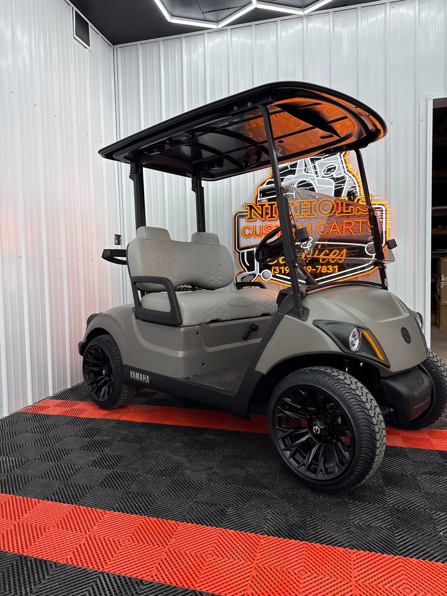2022 Yamaha Gas EFI (Matte Titan)Street Legal Kit & Luxury Seat