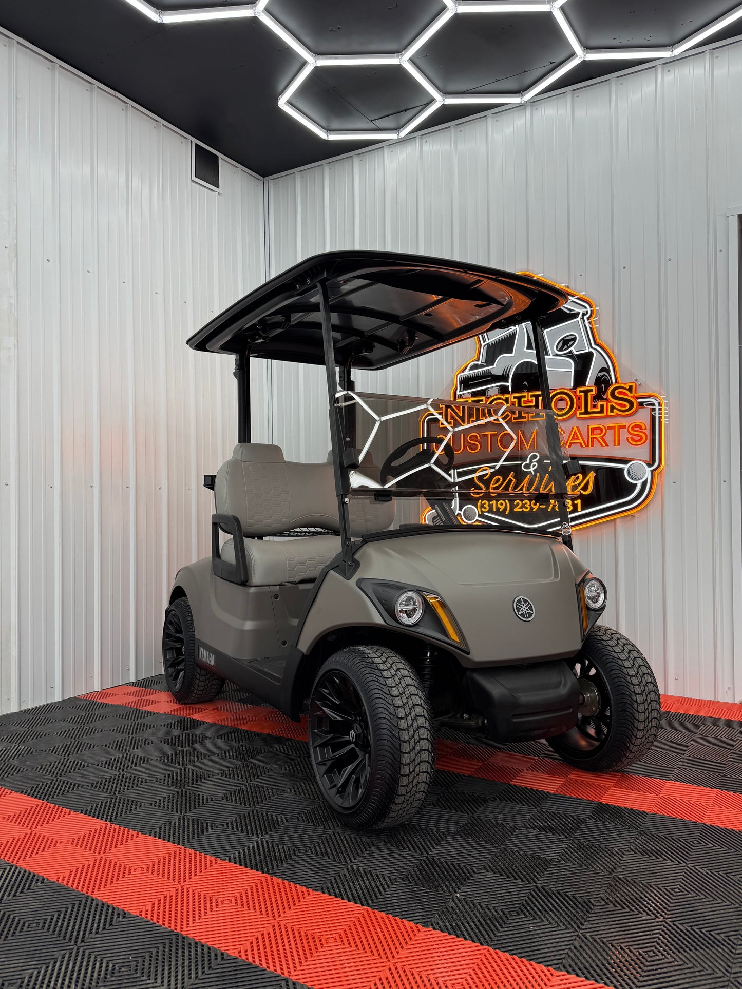 2022 Yamaha Gas EFI (Matte Titan)Street Legal Kit & Luxury Seat