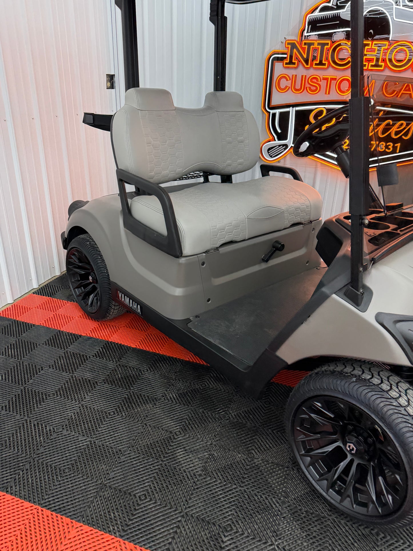 2022 Yamaha Gas EFI (Matte Titan)Street Legal Kit & Luxury Seat