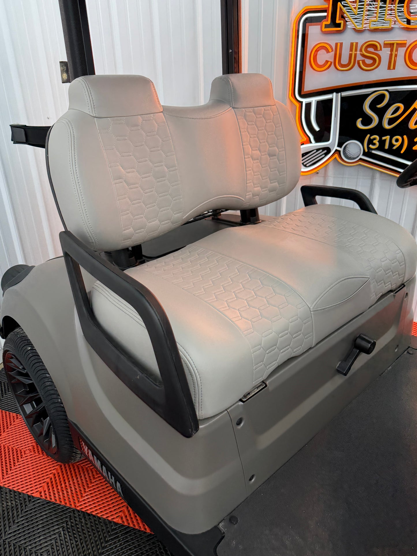 2022 Yamaha Gas EFI (Matte Titan)Street Legal Kit & Luxury Seat