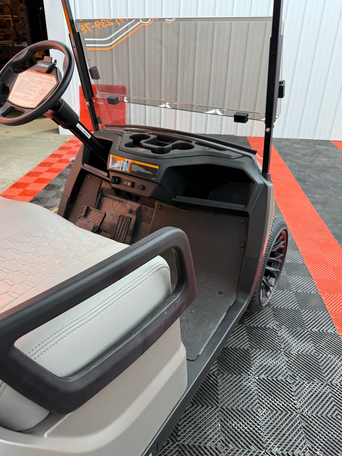 2022 Yamaha Gas EFI (Matte Titan)Street Legal Kit & Luxury Seat