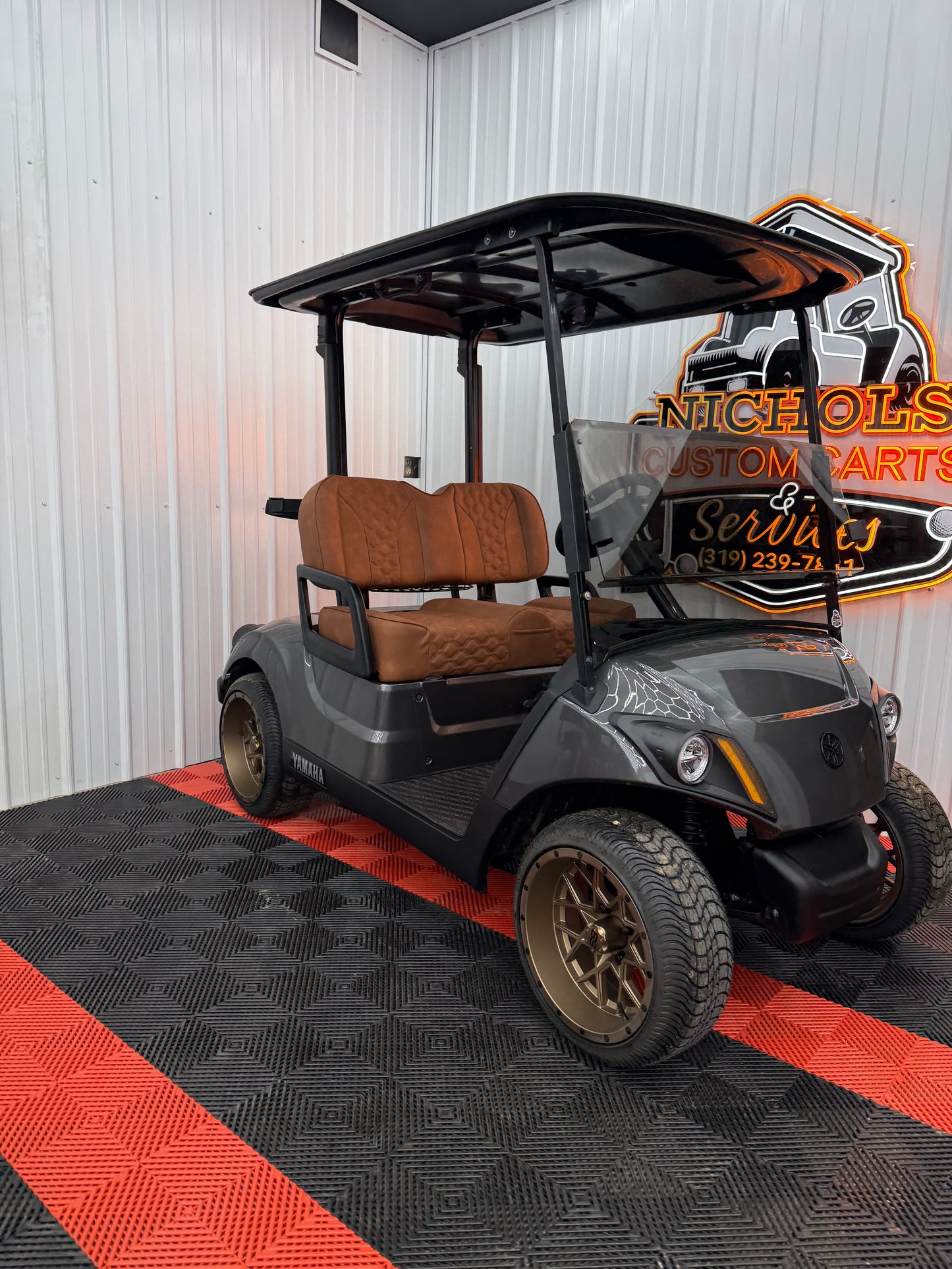2022 Yamaha Gas EFI (Carbon Grey)Street Legal Kit & Luxury Seat