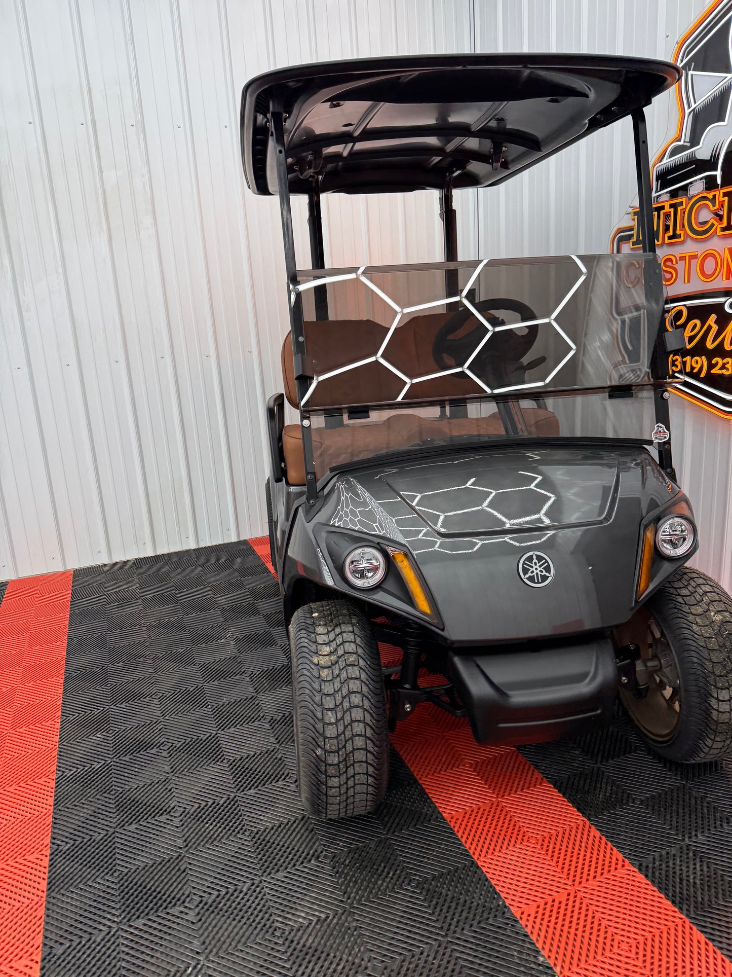 2022 Yamaha Gas EFI (Carbon Grey)Street Legal Kit & Luxury Seat