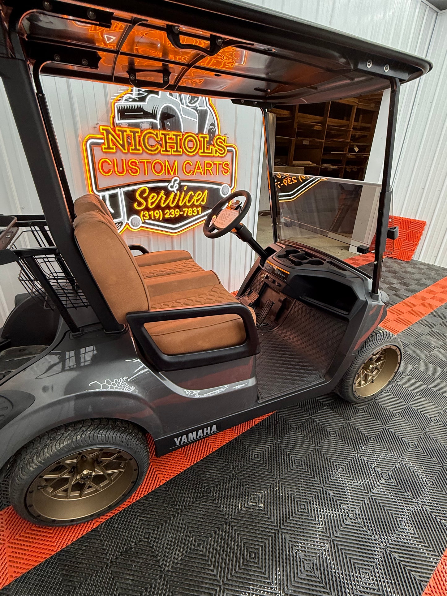 2022 Yamaha Gas EFI (Carbon Grey)Street Legal Kit & Luxury Seat