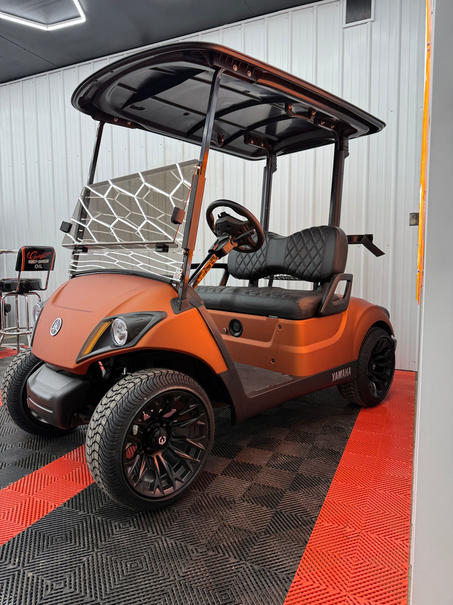 2022 Yamaha Gas EFI (Matte Orange & Street Legal Kit)