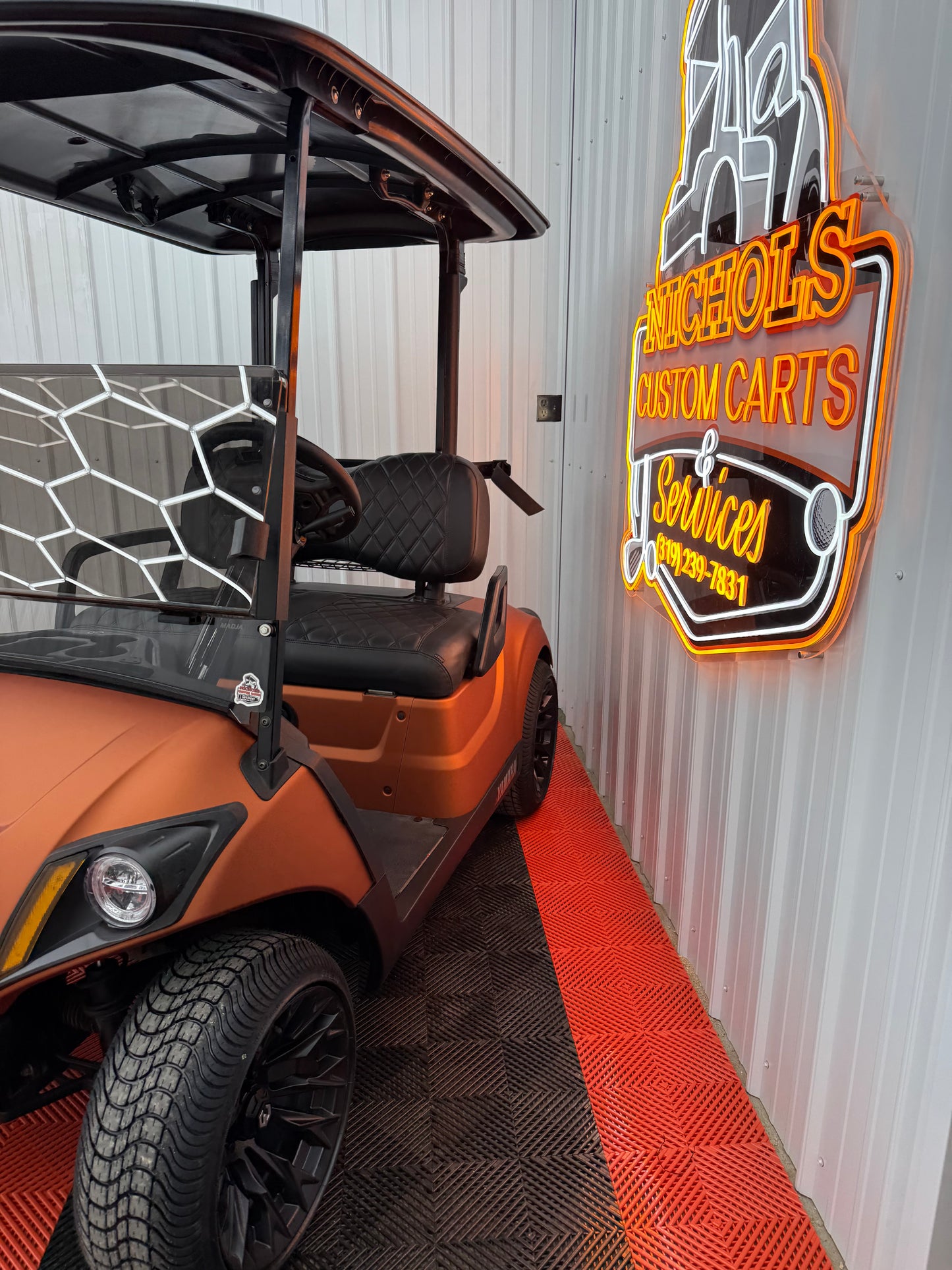 2022 Yamaha Gas EFI (Matte Orange & Street Legal Kit)