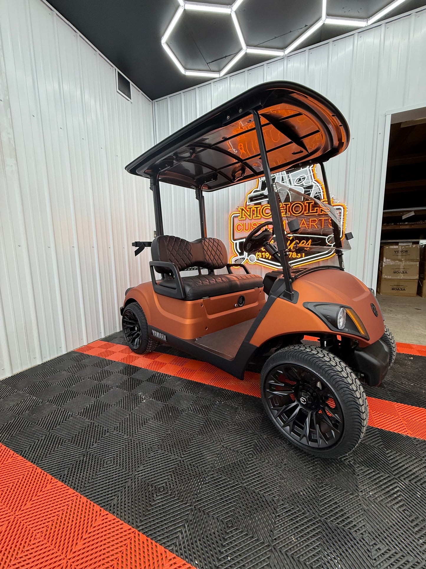 2022 Yamaha Gas EFI (Matte Orange & Street Legal Kit)