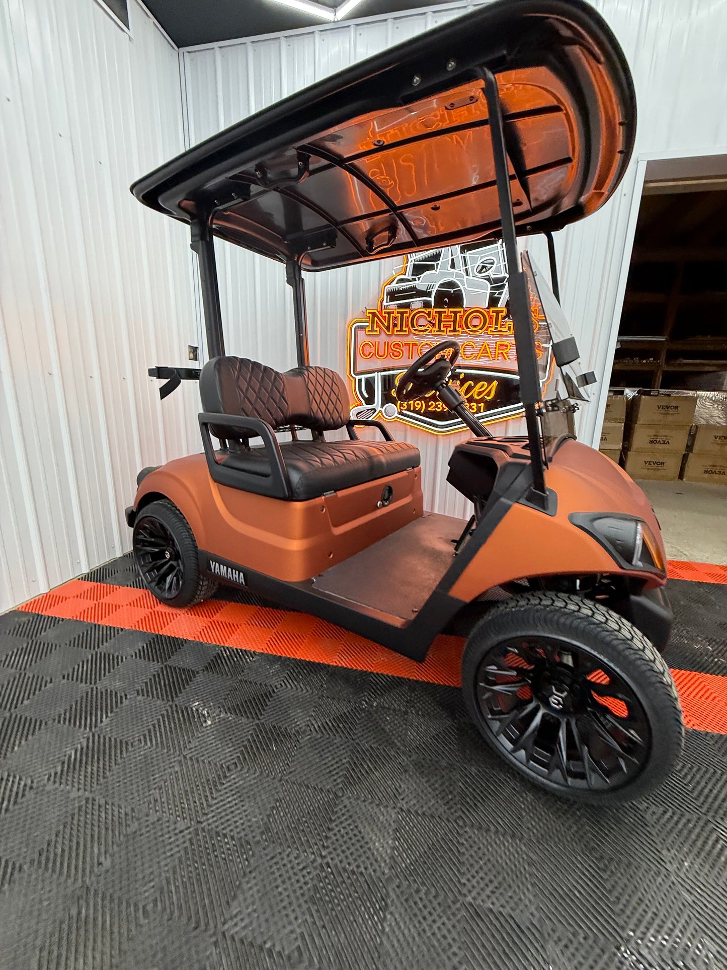 2022 Yamaha Gas EFI (Matte Orange & Street Legal Kit)