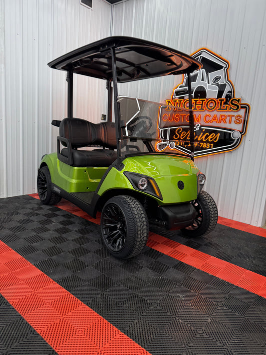 2022 Yamaha Gas EFI (Lime Green)Street Legal Kit & Luxury Seat