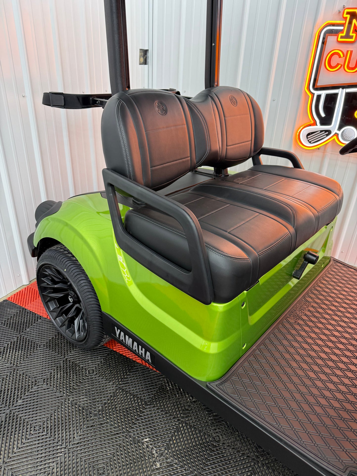 2022 Yamaha Gas EFI (Lime Green)Street Legal Kit & Luxury Seat