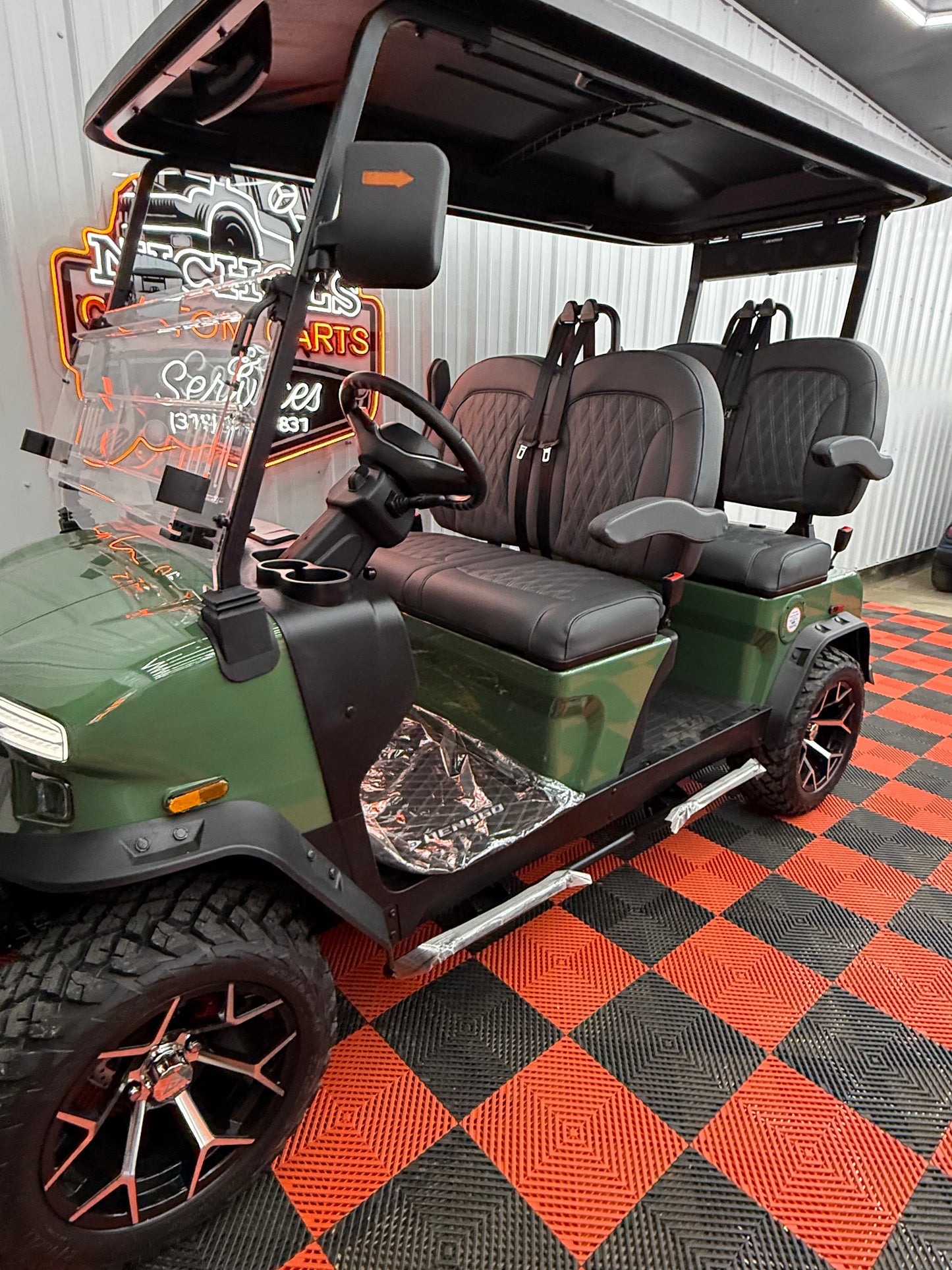 2025 Denago Rover XL 4 Passenger Lithium(36 Months 0% Financing Available) GREEN