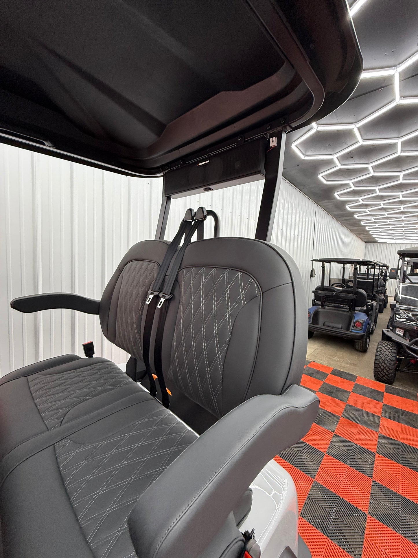 2025 Denago Rover XL 4 Passenger Golf Cart Lithium WHITE (36 Months 0% Financing Available)