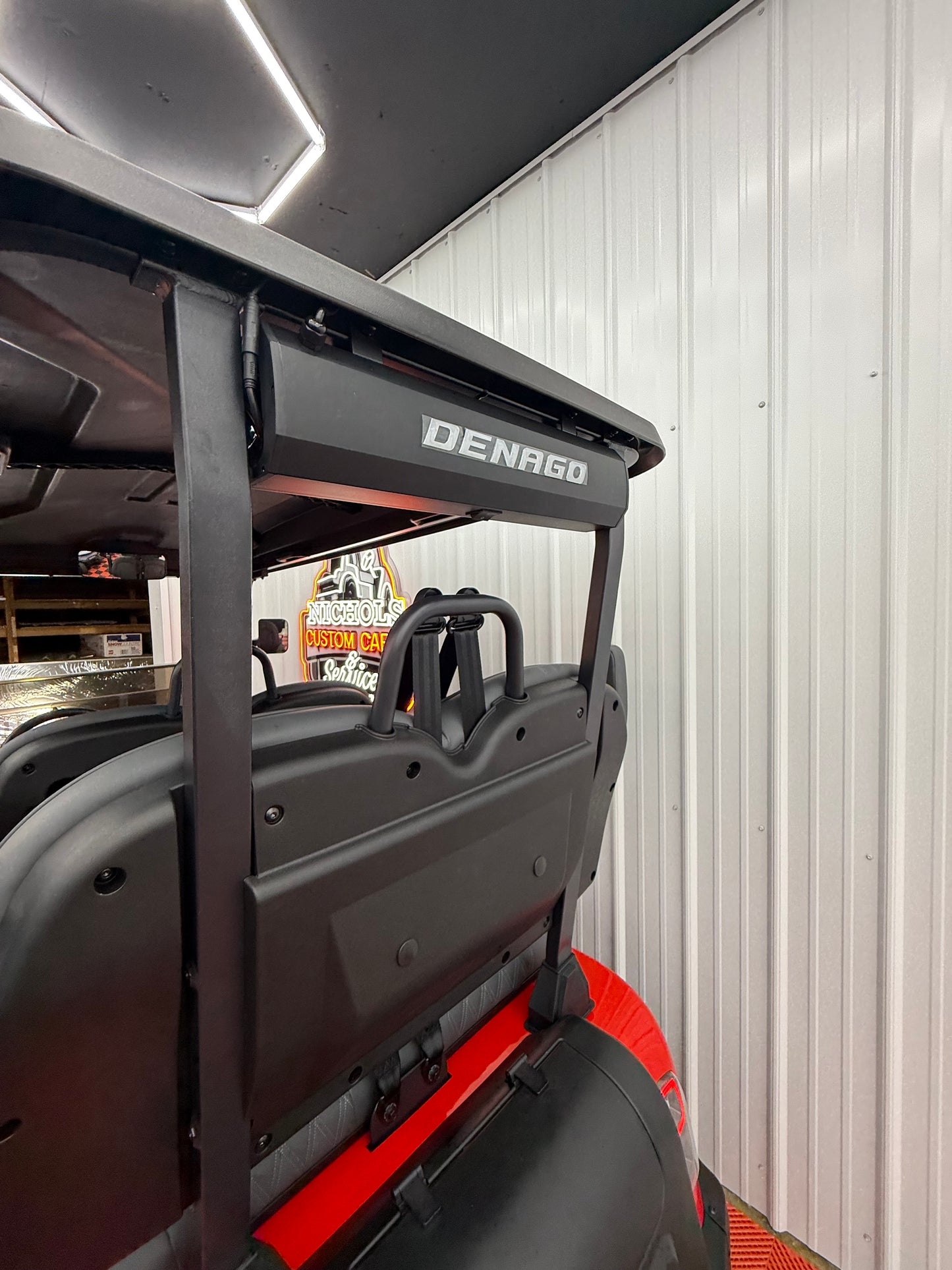 2025 Denago Rover XL 4 Passenger Golf Cart RED (36 Months 0% Financing Available)