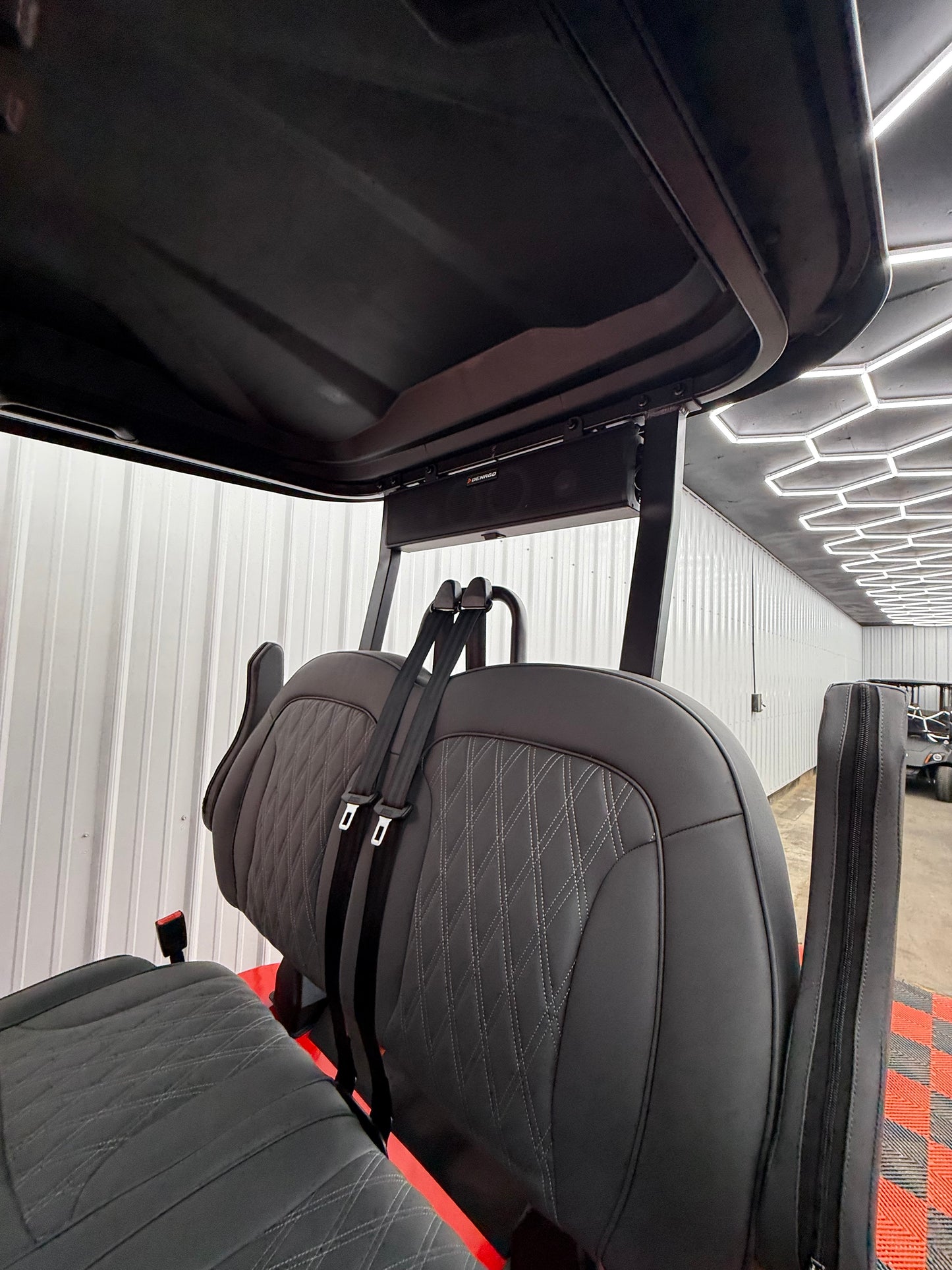 2025 Denago Rover XL 4 Passenger Golf Cart RED (36 Months 0% Financing Available)