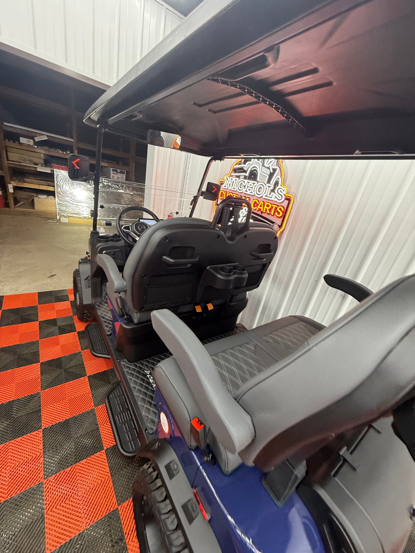2025 Denago Rover XL 4 Passenger Golf Cart Midnight Blue (36 Months 0% Financing Available)