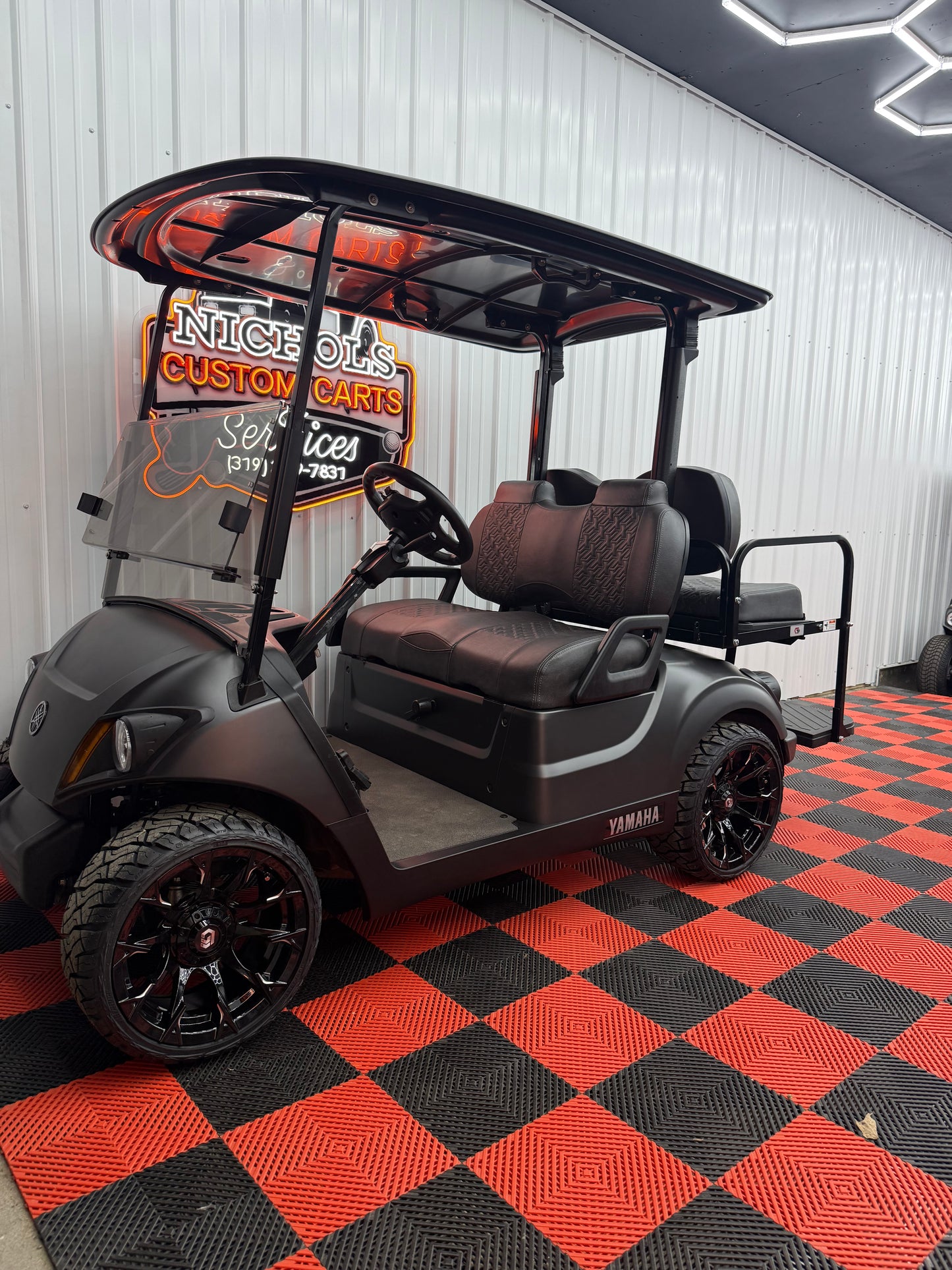2022 Yamaha Gas EFI QT Matte Grey (Luxury Seat & Street Legal Kit) 4 Passenger