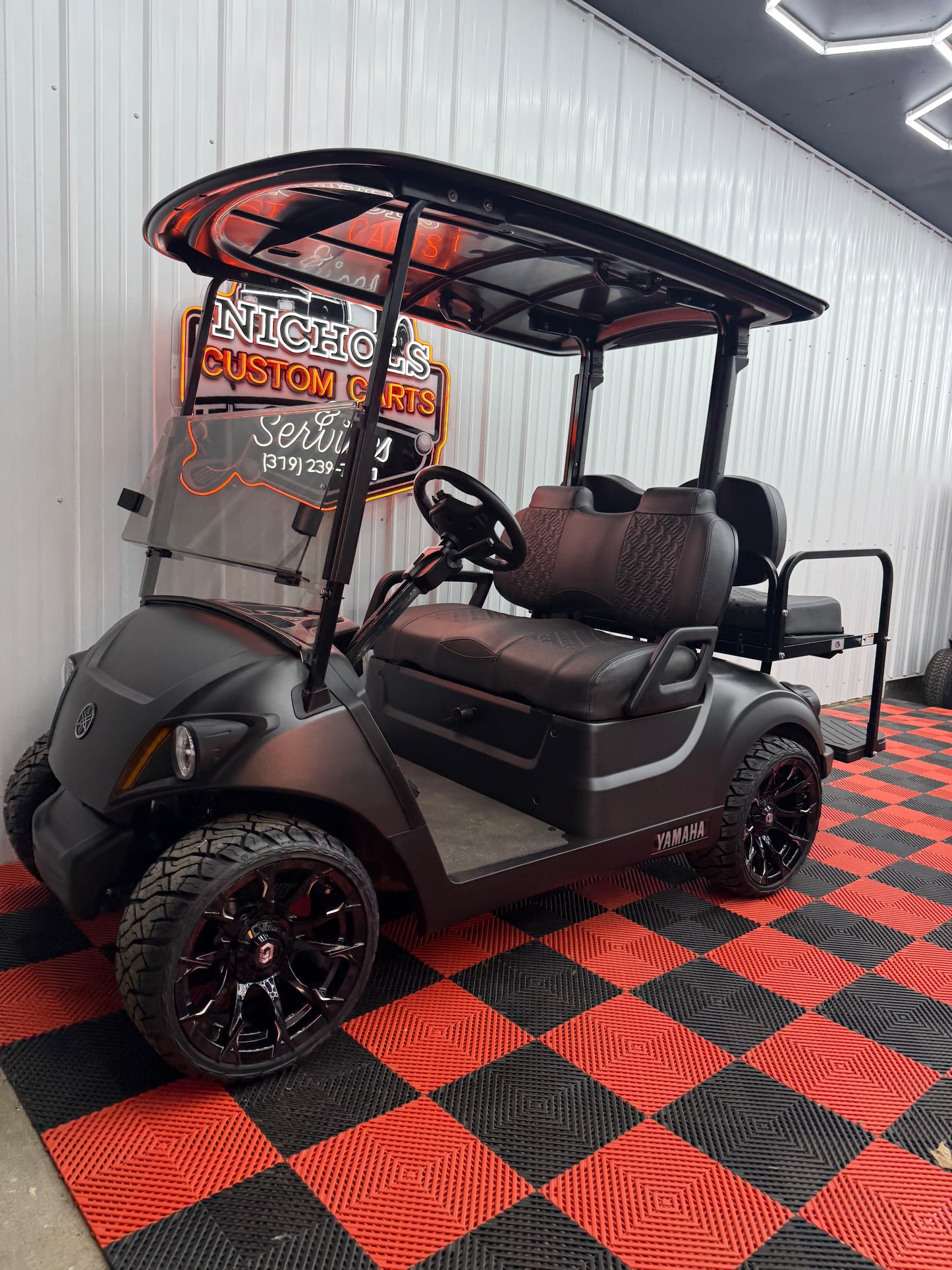 2022 Yamaha Gas EFI QT Matte Grey (Luxury Seat & Street Legal Kit) 4 Passenger