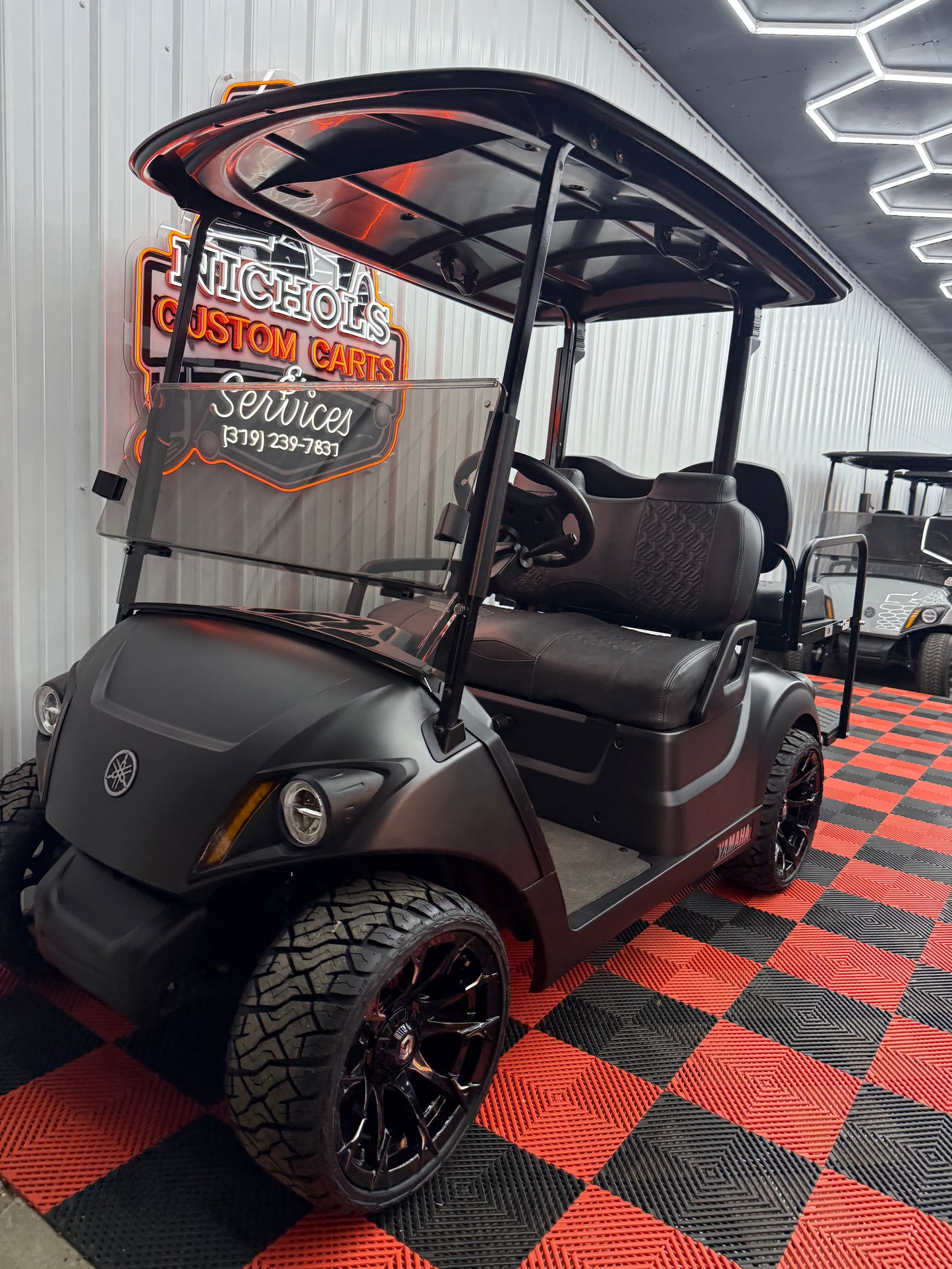 2022 Yamaha Gas EFI QT Matte Grey (Luxury Seat & Street Legal Kit) 4 Passenger