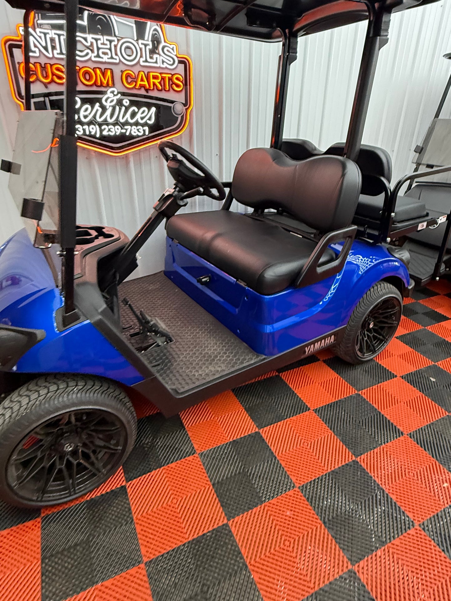 2022 Yamaha Gas EFI Blue(4 Passenger & Street Legal Kit)