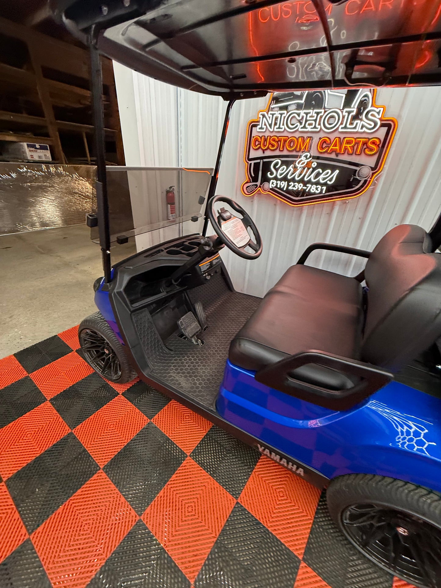 2022 Yamaha Gas EFI Blue(4 Passenger & Street Legal Kit)