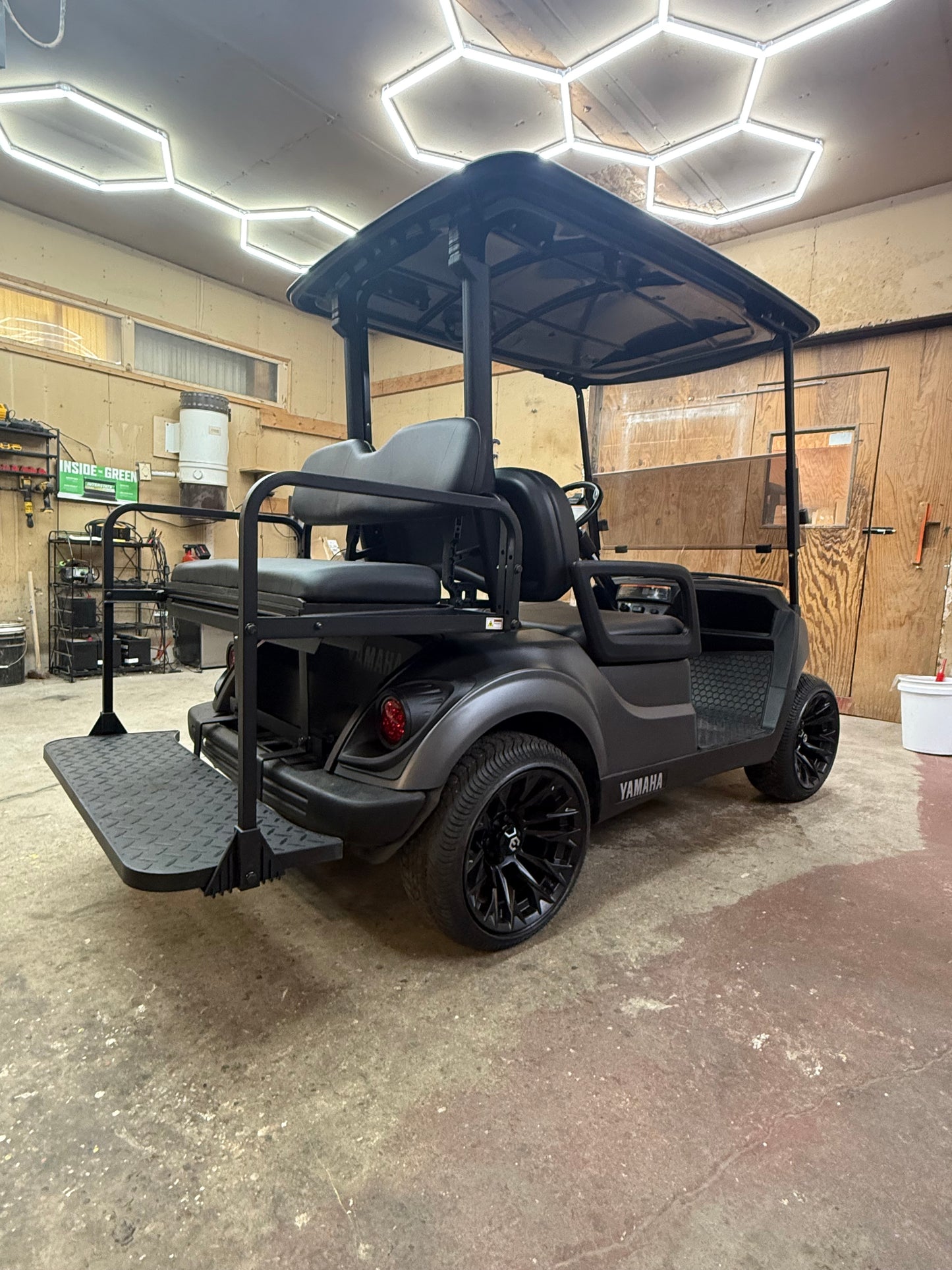 2022 Yamaha Gas EFI Matte Grey(4 Passenger & Street Legal Kit)