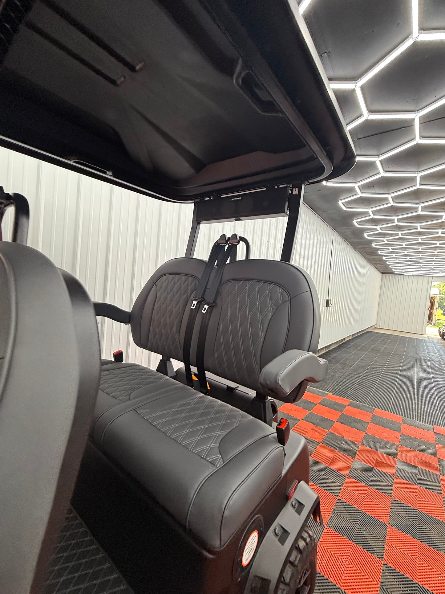 2025 Denago Rover XL 4 Passenger Golf Cart Lithium MATTE BLACK (36 Months 0% Financing Available)