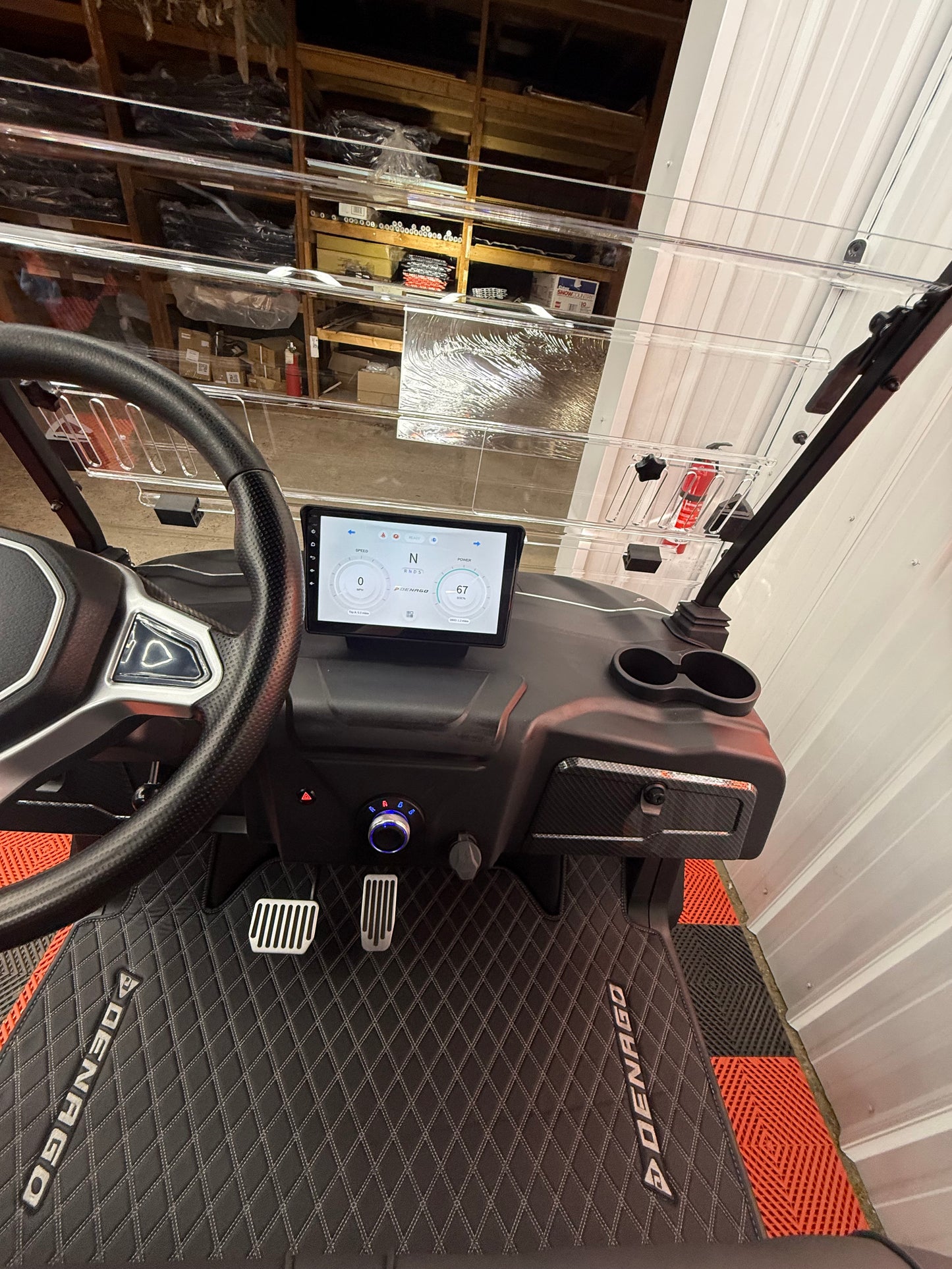 2025 Denago Rover XL 4 Passenger Golf Cart Lithium MATTE BLACK (36 Months 0% Financing Available)