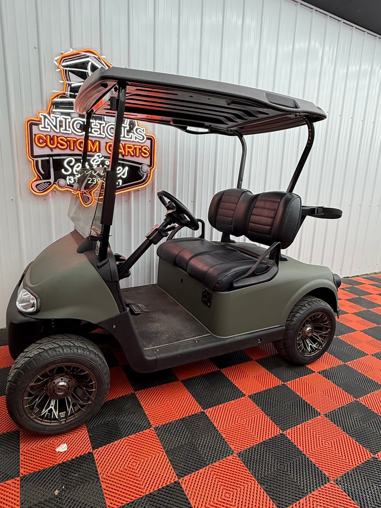 EZGO Lithium Elite 2023 Military Matte Green