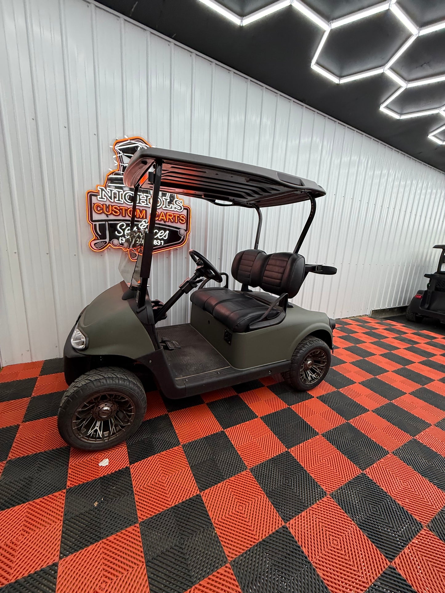 EZGO Lithium Elite 2023 Military Matte Green