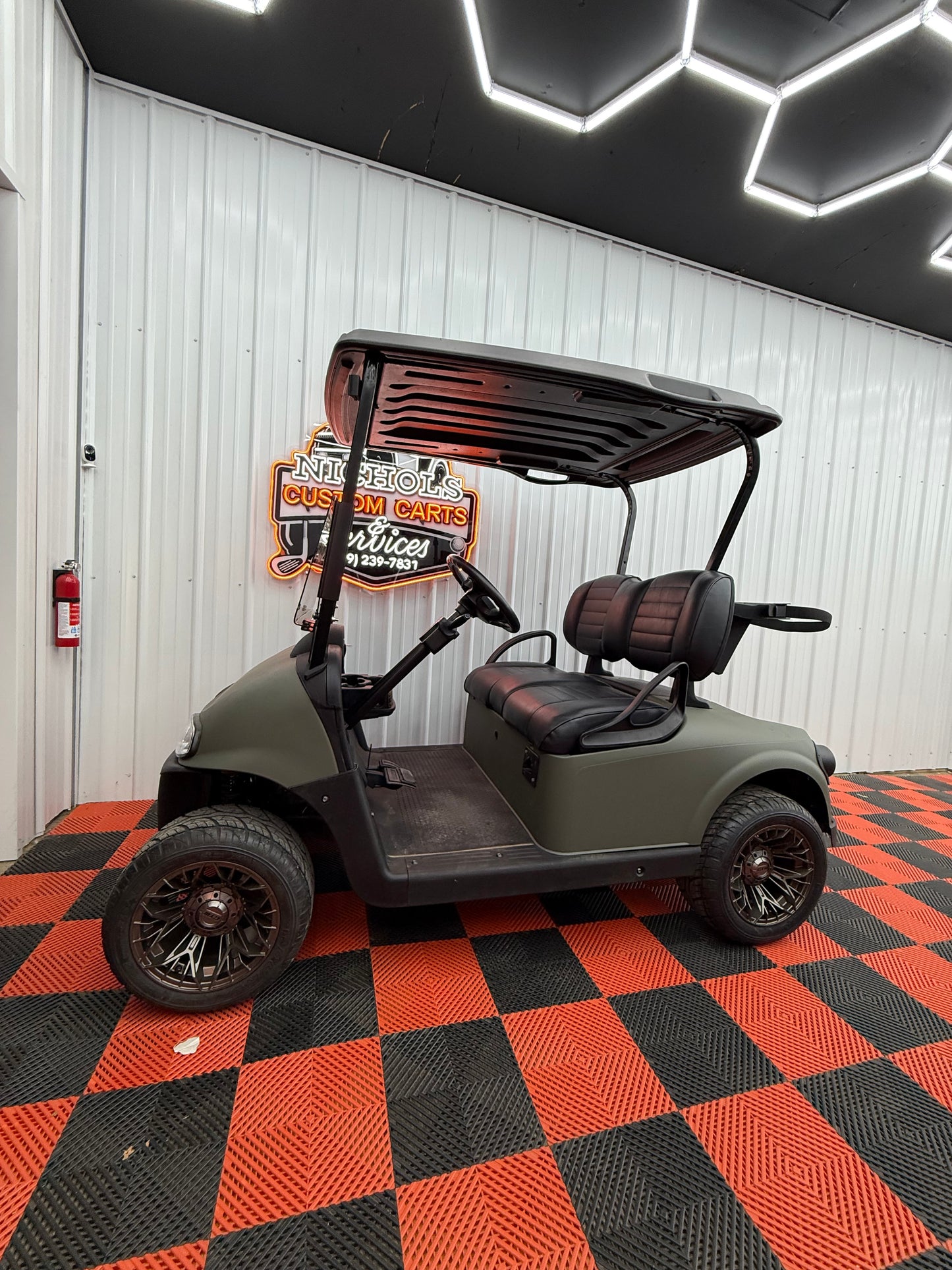 EZGO Lithium Elite 2023 Military Matte Green