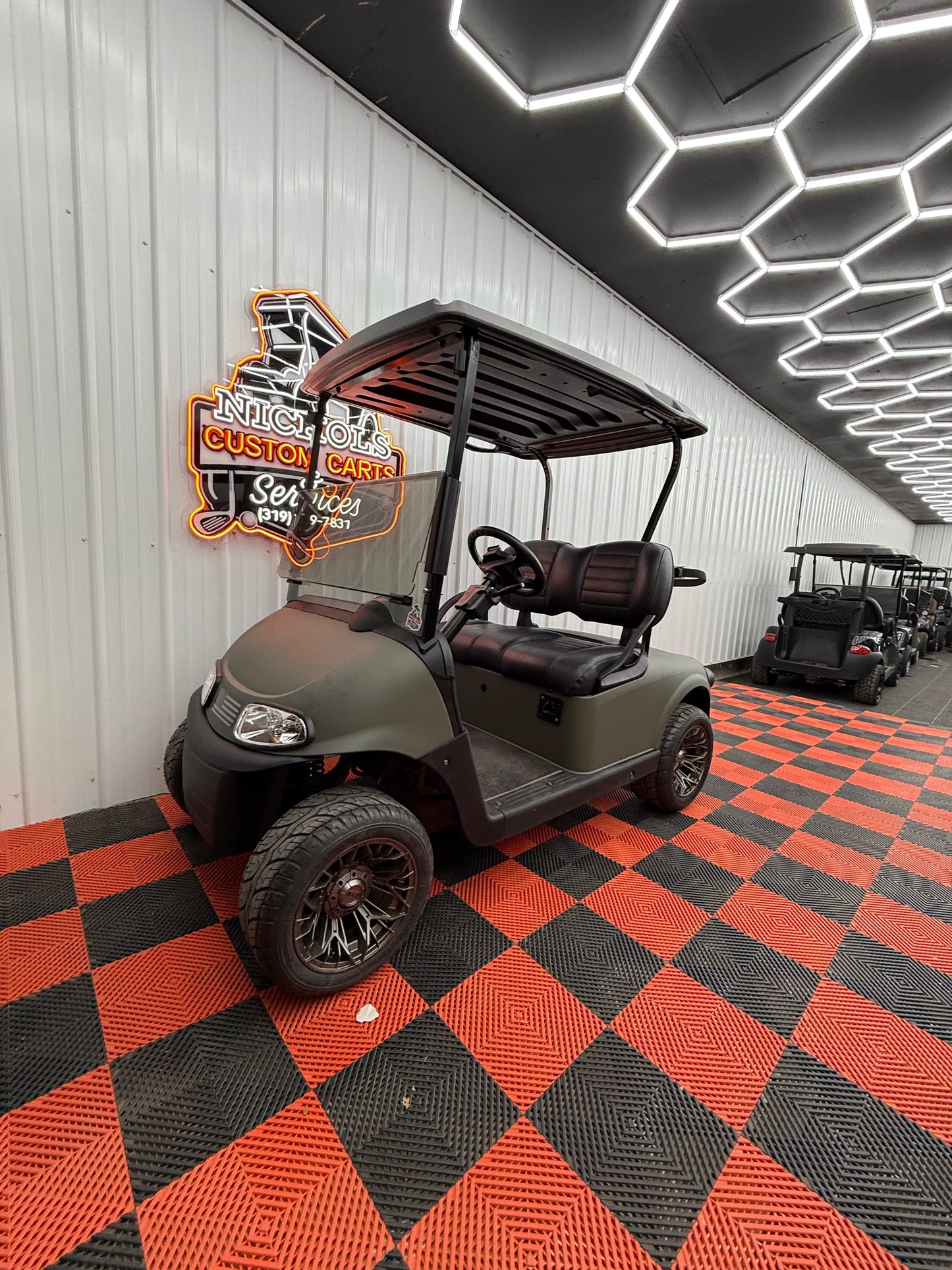EZGO Lithium Elite 2023 Military Matte Green