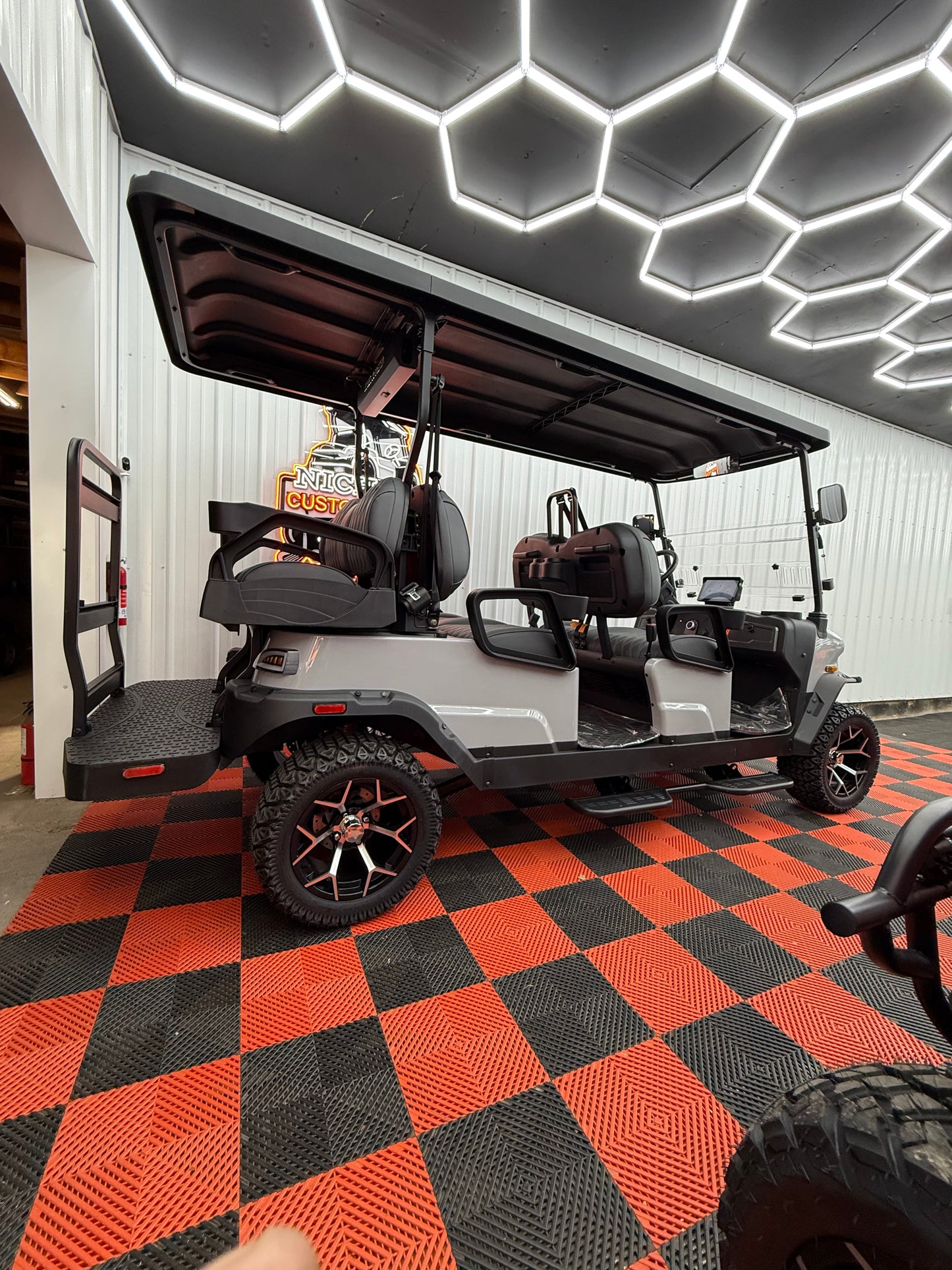 2025 Denago Rover XL6 Passenger Golf Cart Lithium GRAY (36 Months 0% Financing Available)