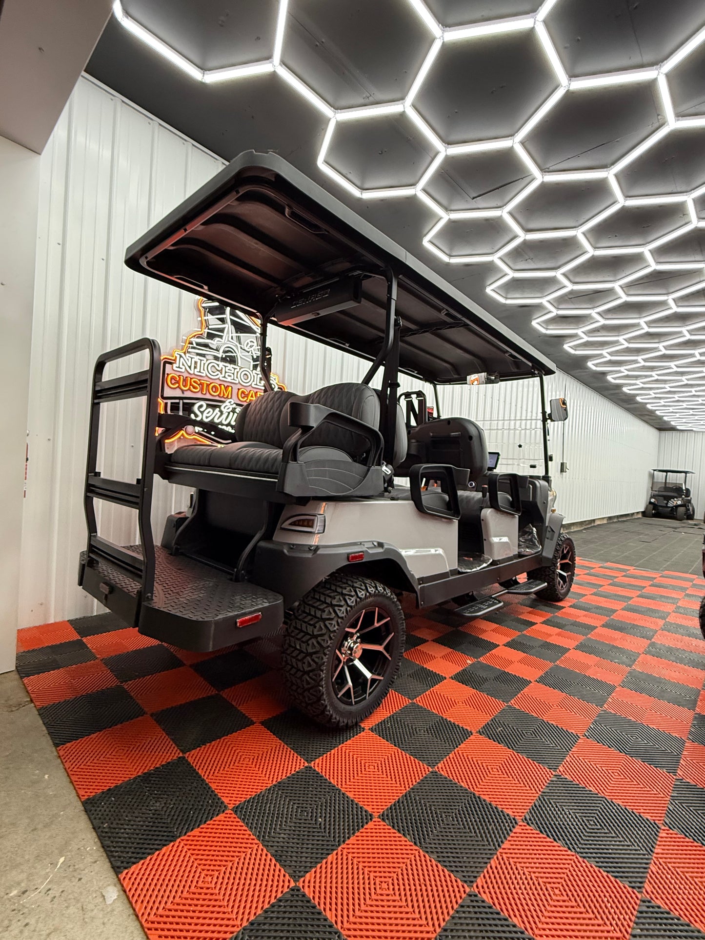 2025 Denago Rover XL6 Passenger Golf Cart Lithium GRAY (36 Months 0% Financing Available)