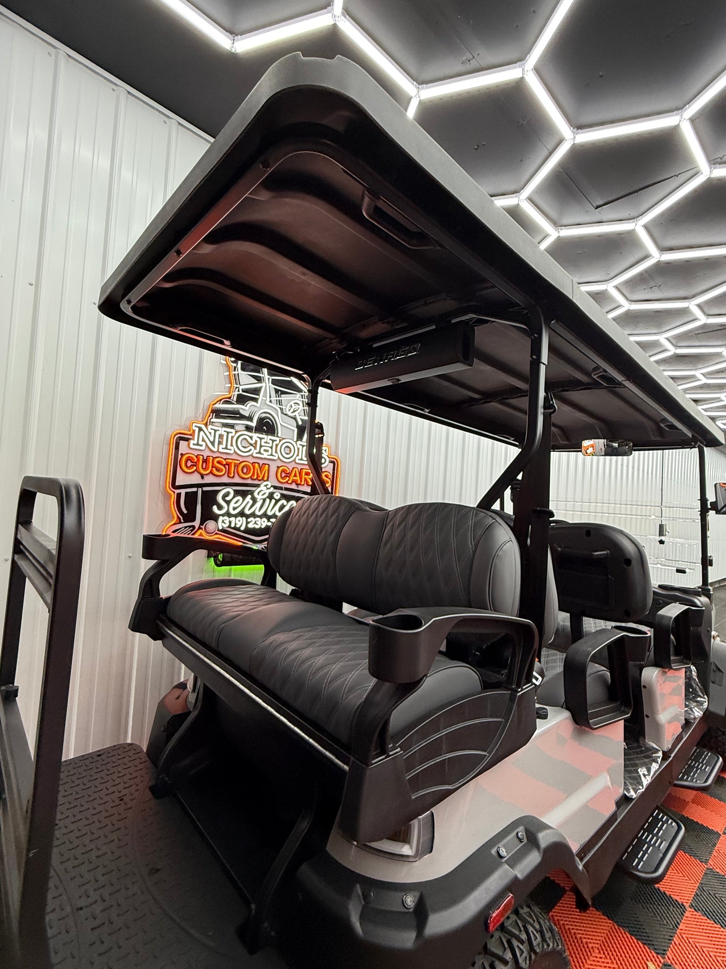 2025 Denago Rover XL6 Passenger Golf Cart Lithium GRAY (36 Months 0% Financing Available)