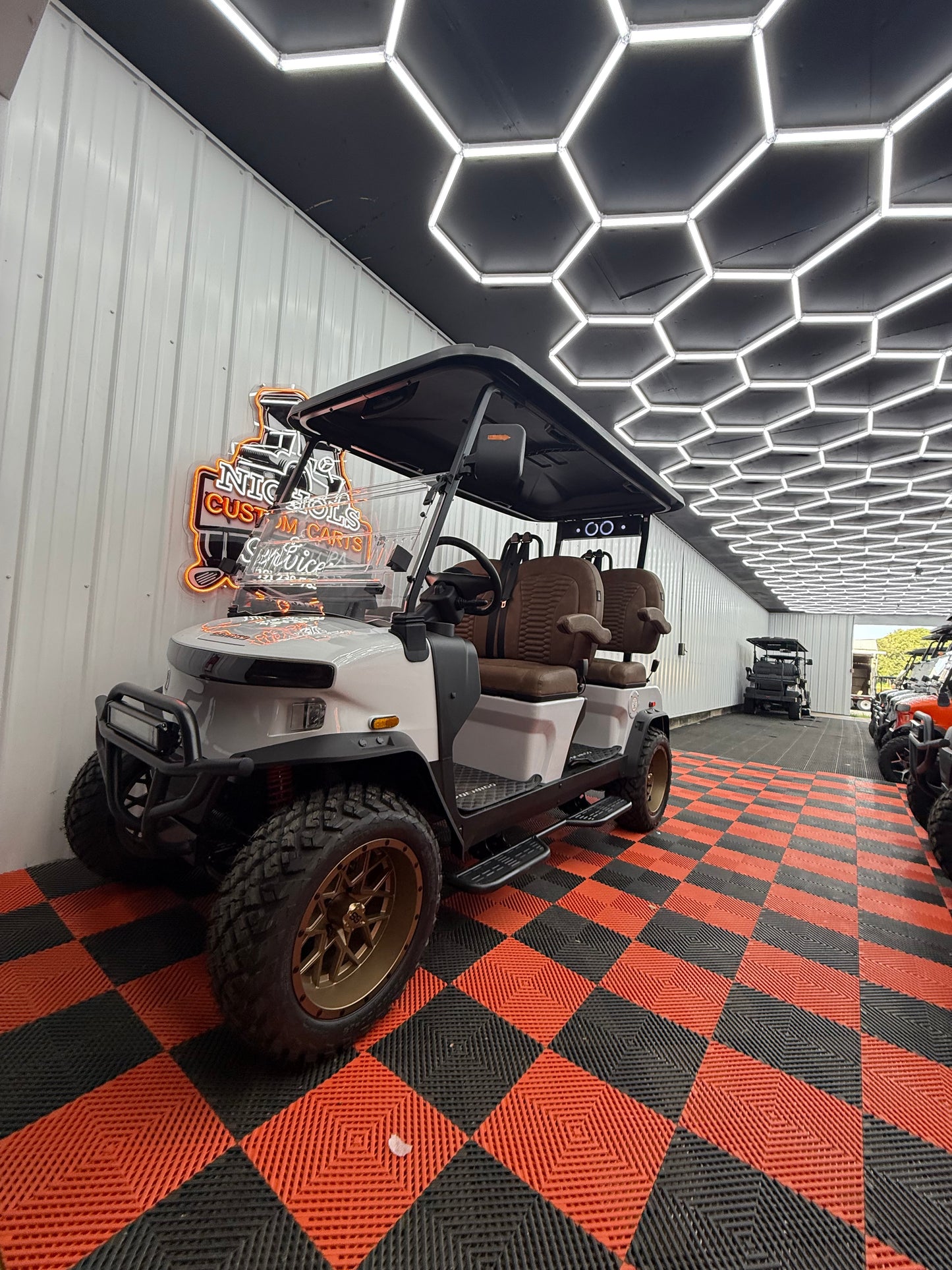 2025 Denago Rover XL 4 Passenger Golf Cart Lithium White Luxury(36 Months 0% Financing Available)